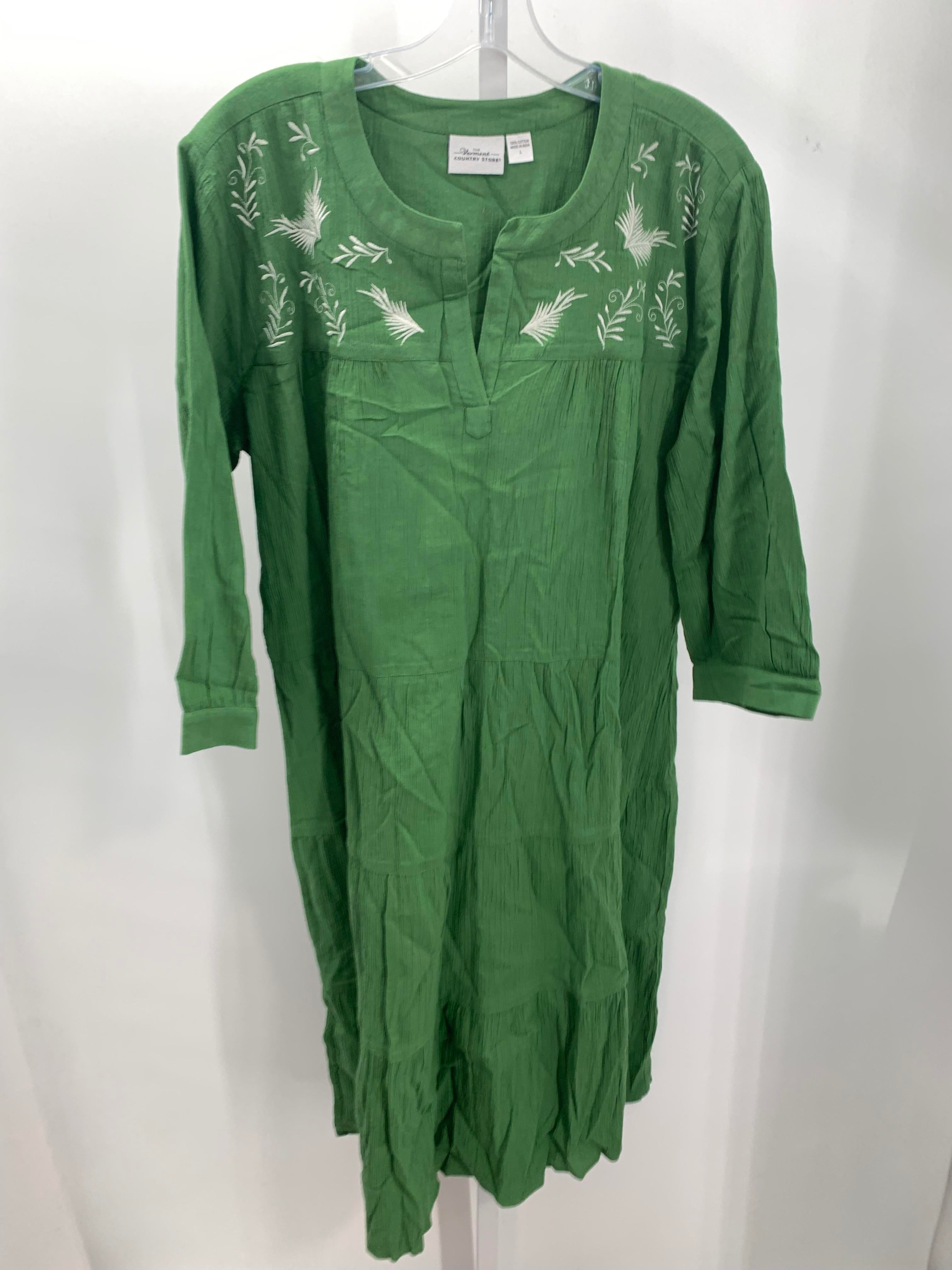 Size Large Misses 3/4 Sleeve Dress
