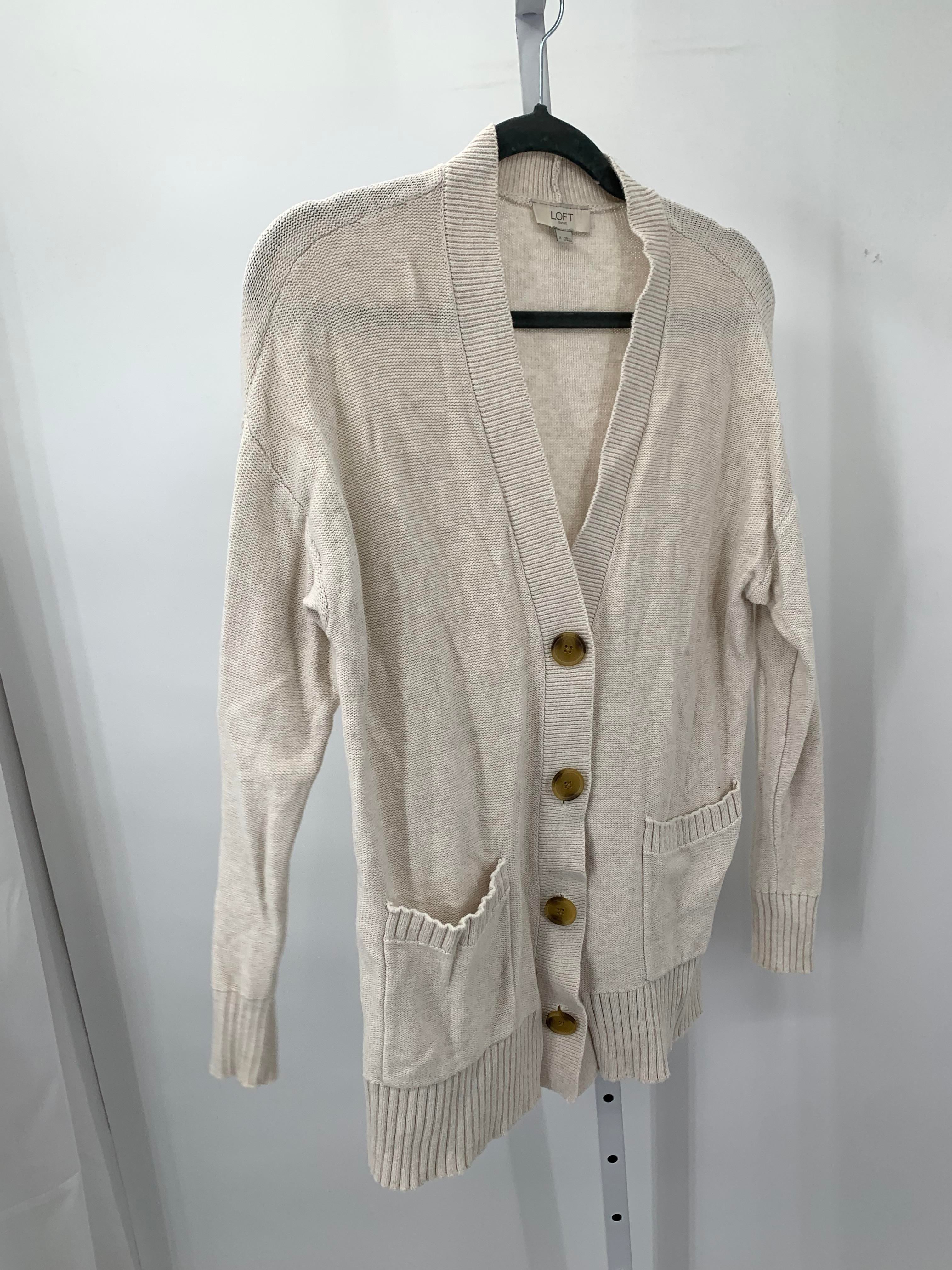 Loft Size Medium Misses Long Slv Sweater