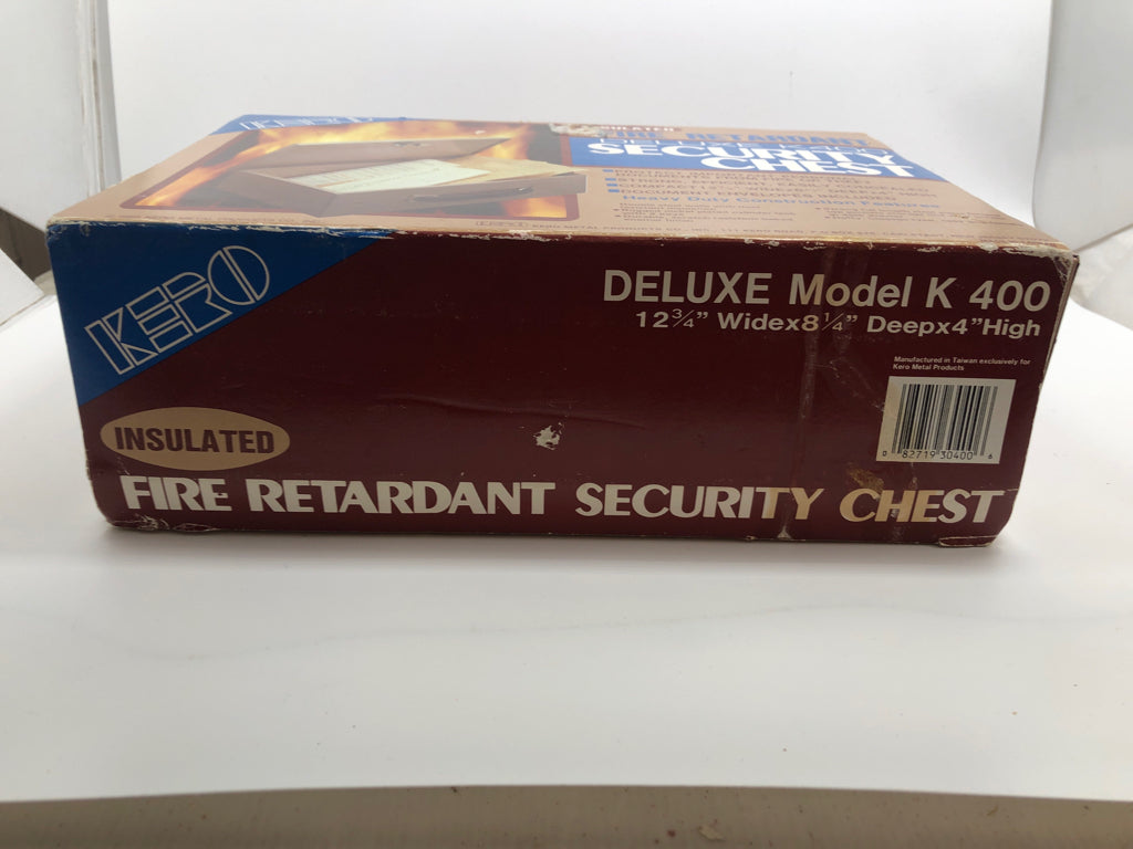 NIB DELUXE SECURITY CHEST.