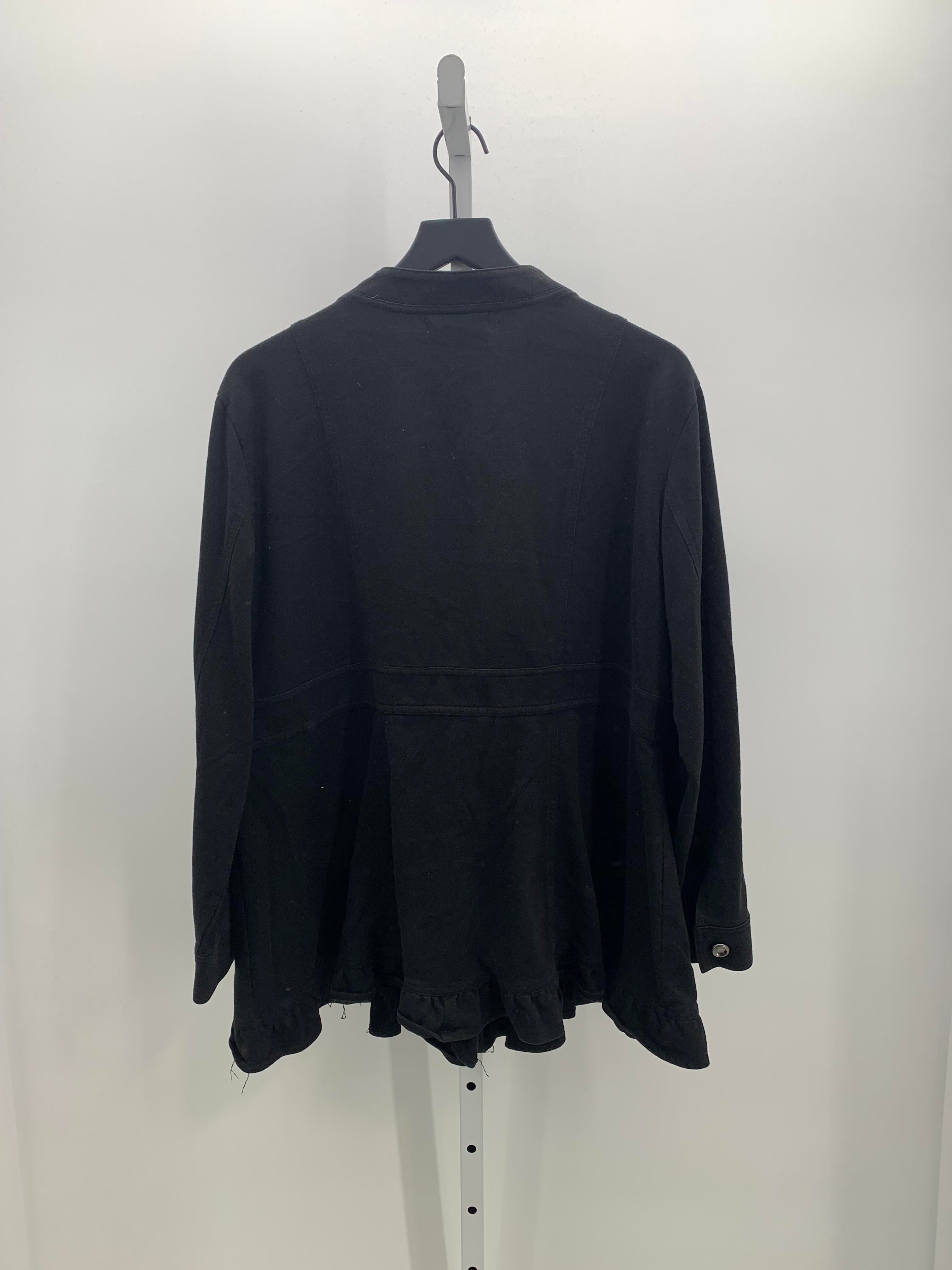 Marisa Christina Size 2X Womens Sweat Jacket