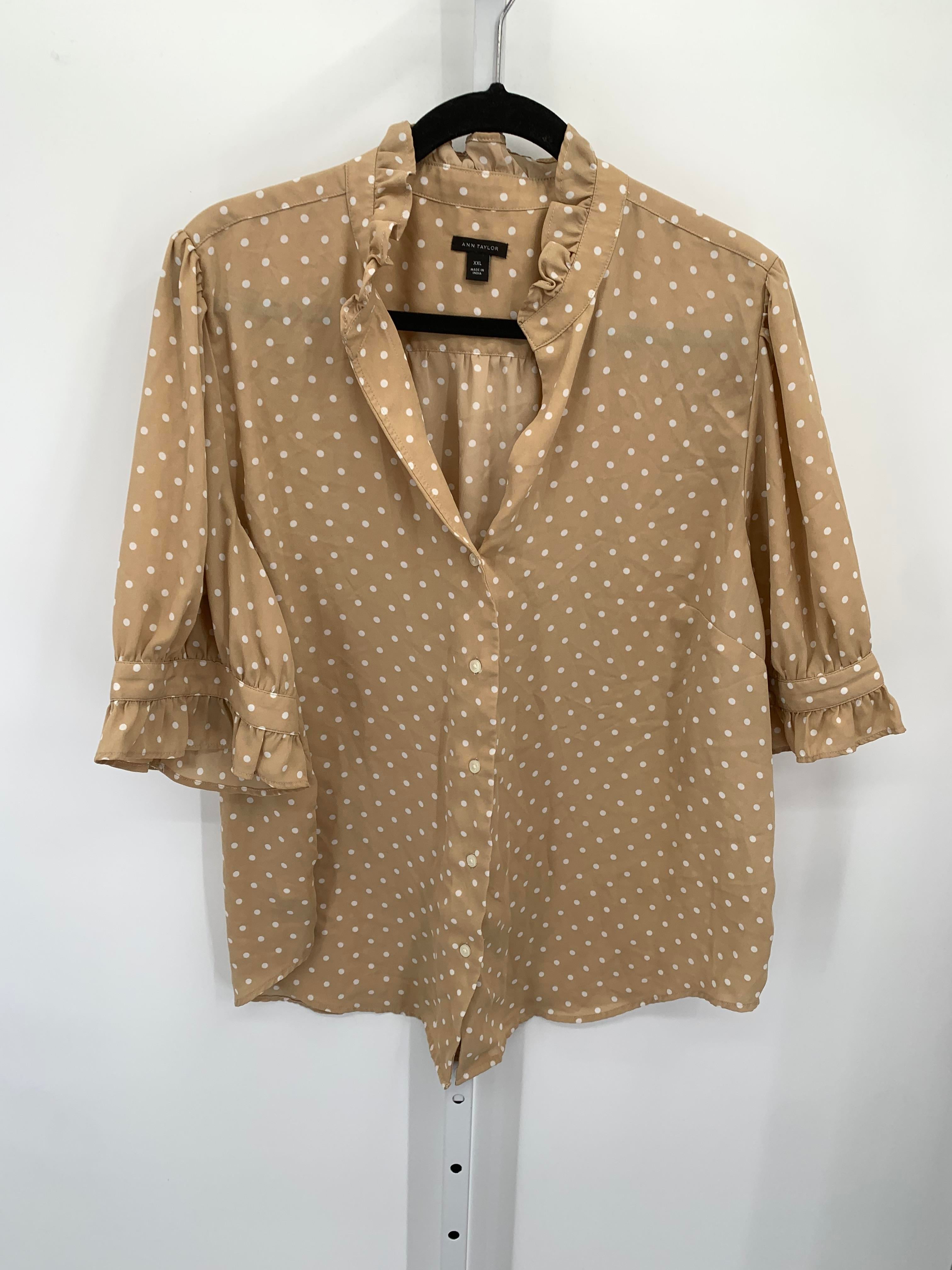 Ann Taylor Size XXL Misses Short Sleeve Shirt