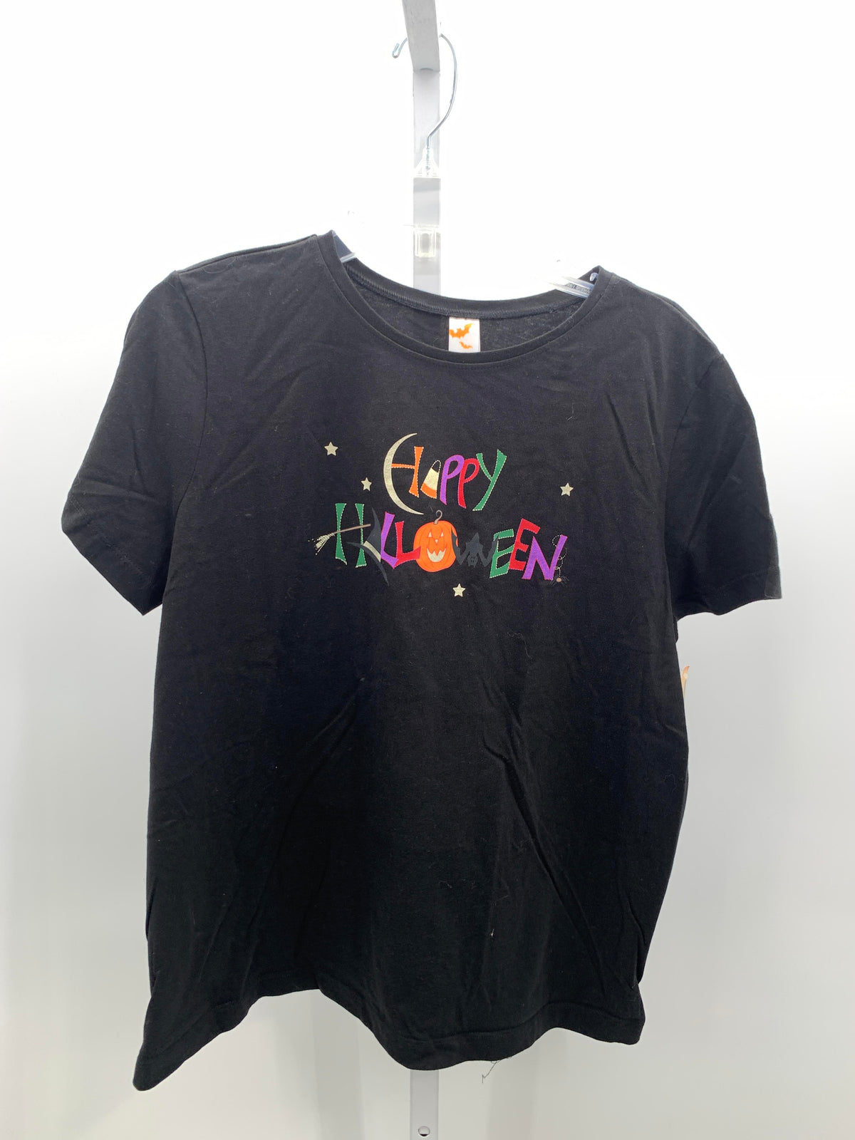 NEW SHORT SLV SHIRT HAPPY HALLOWEEN.