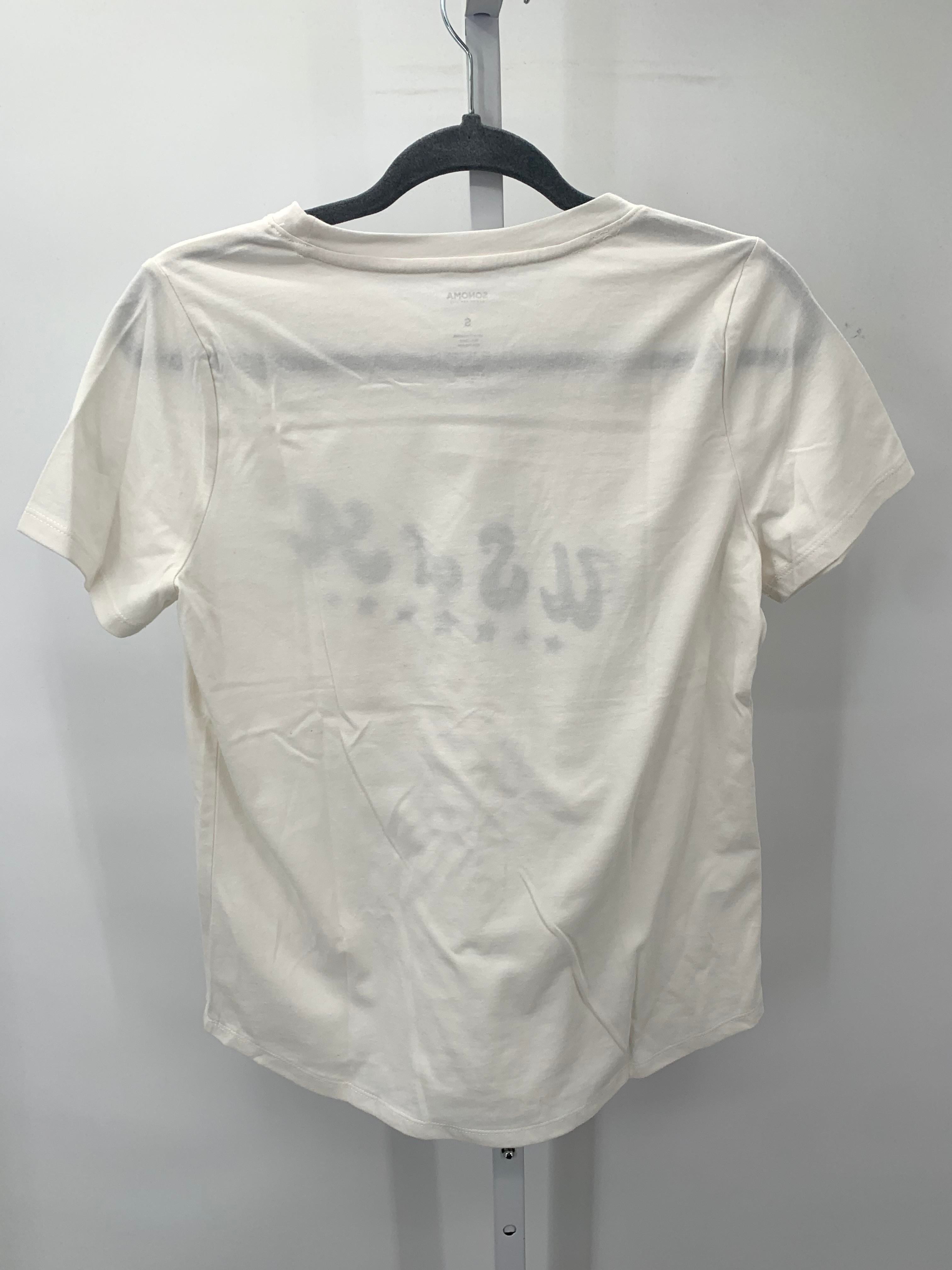 Sonoma Size Small Misses Short Sleeve Shirt