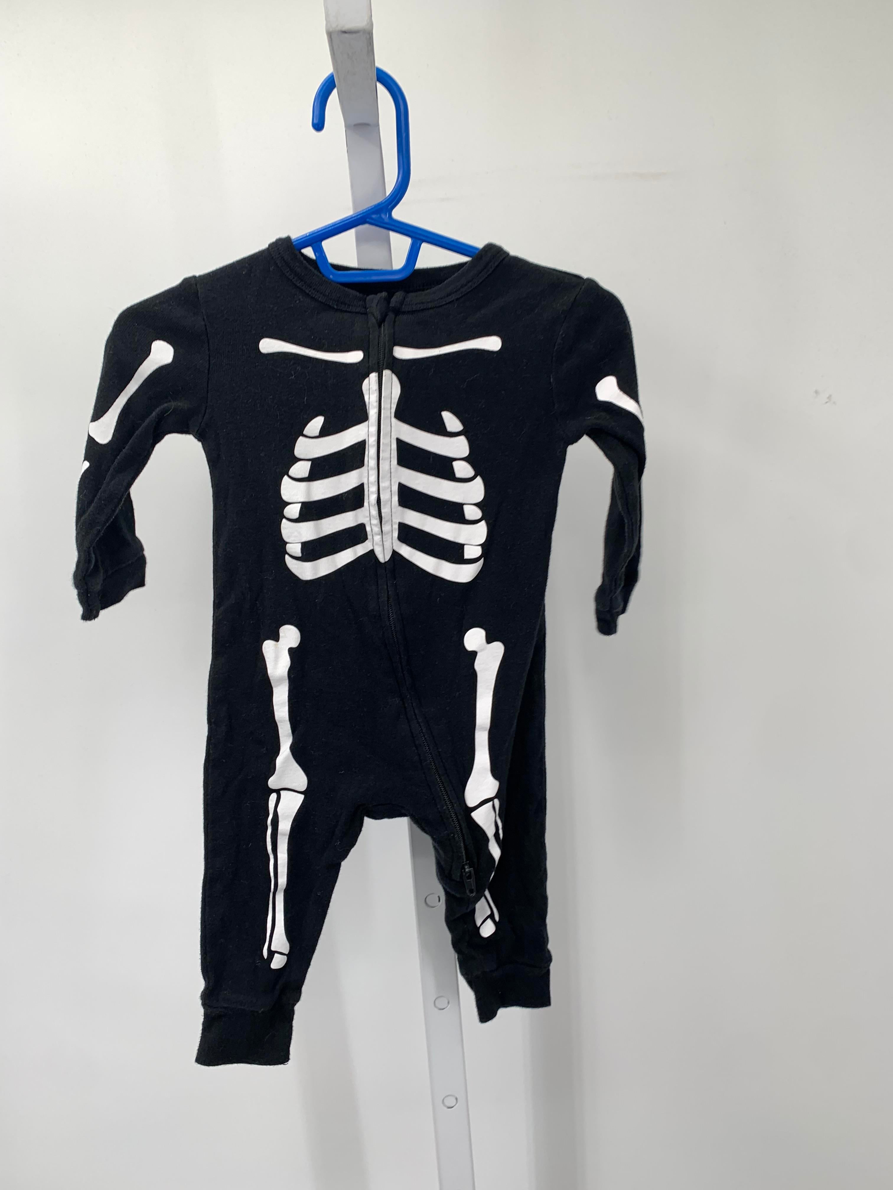 LONG SLV ROMPER SKELETON.