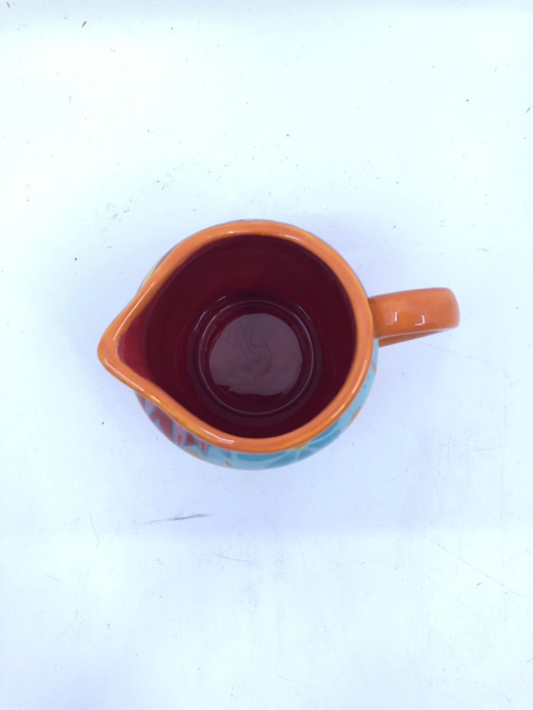 TRACY PORTER RED/ORANGE CREAMER.