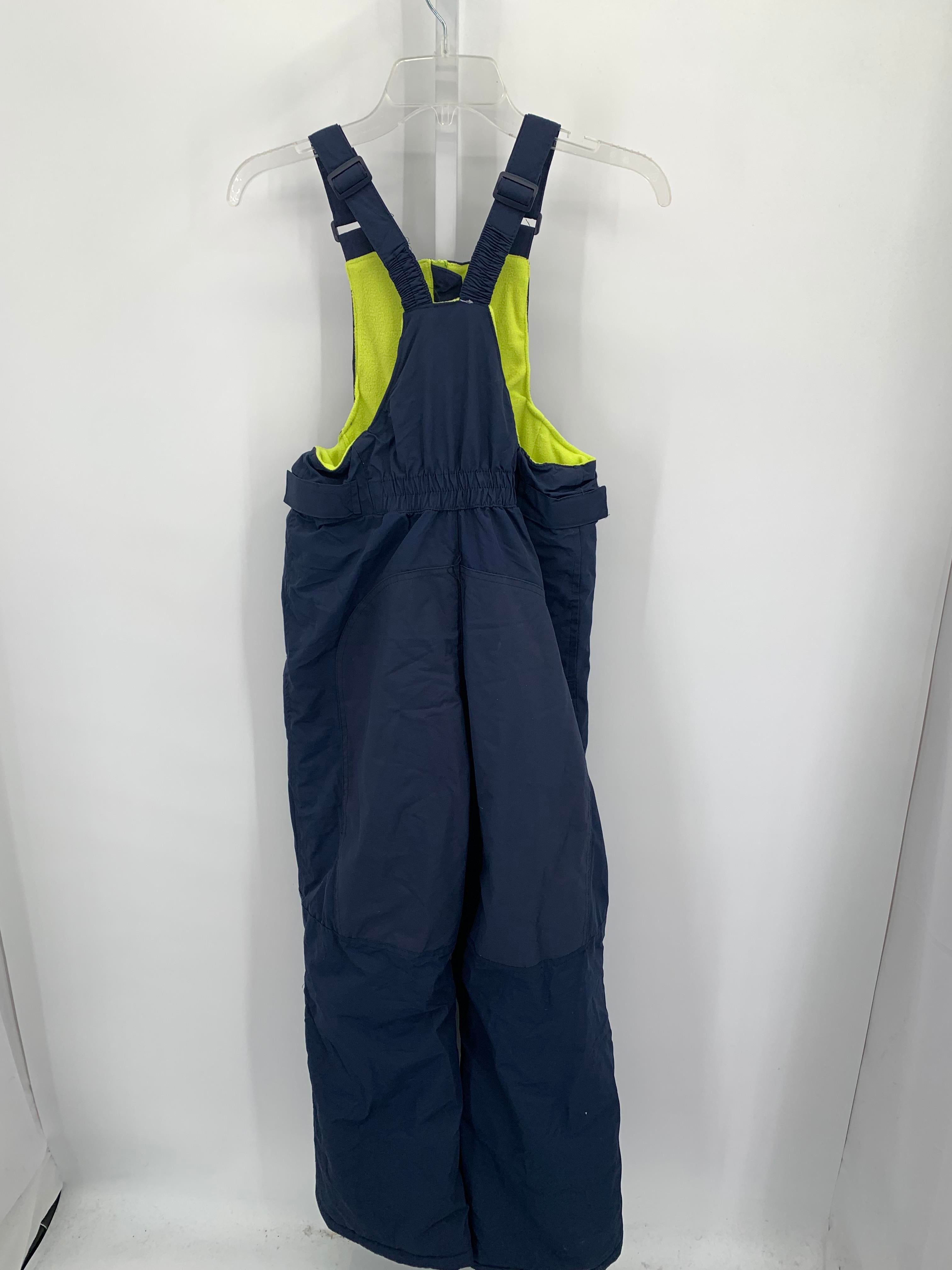 YELLOW FLEECE BIB SNOW PANTS