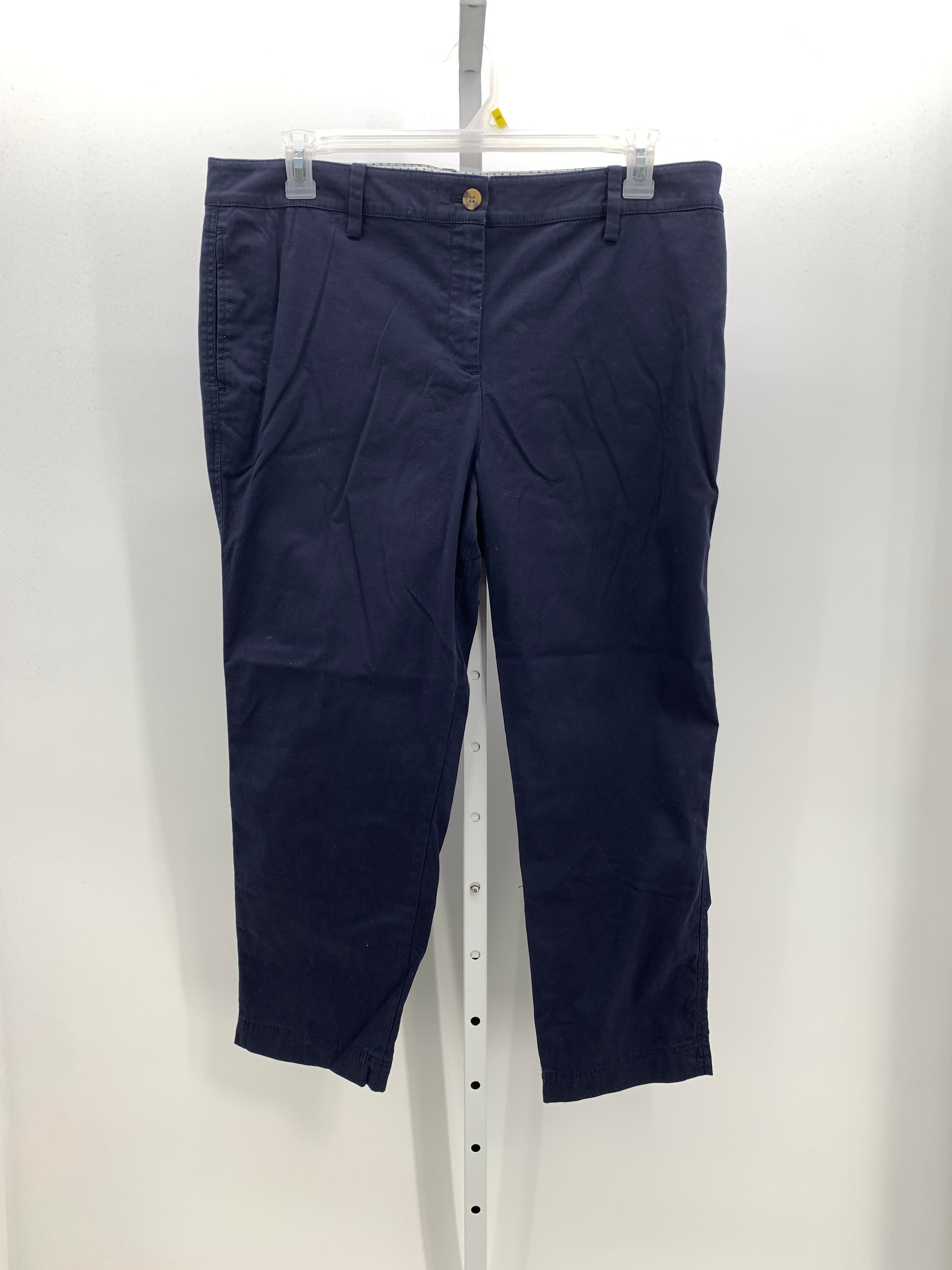 Talbots Size 16 Misses Cropped Pants