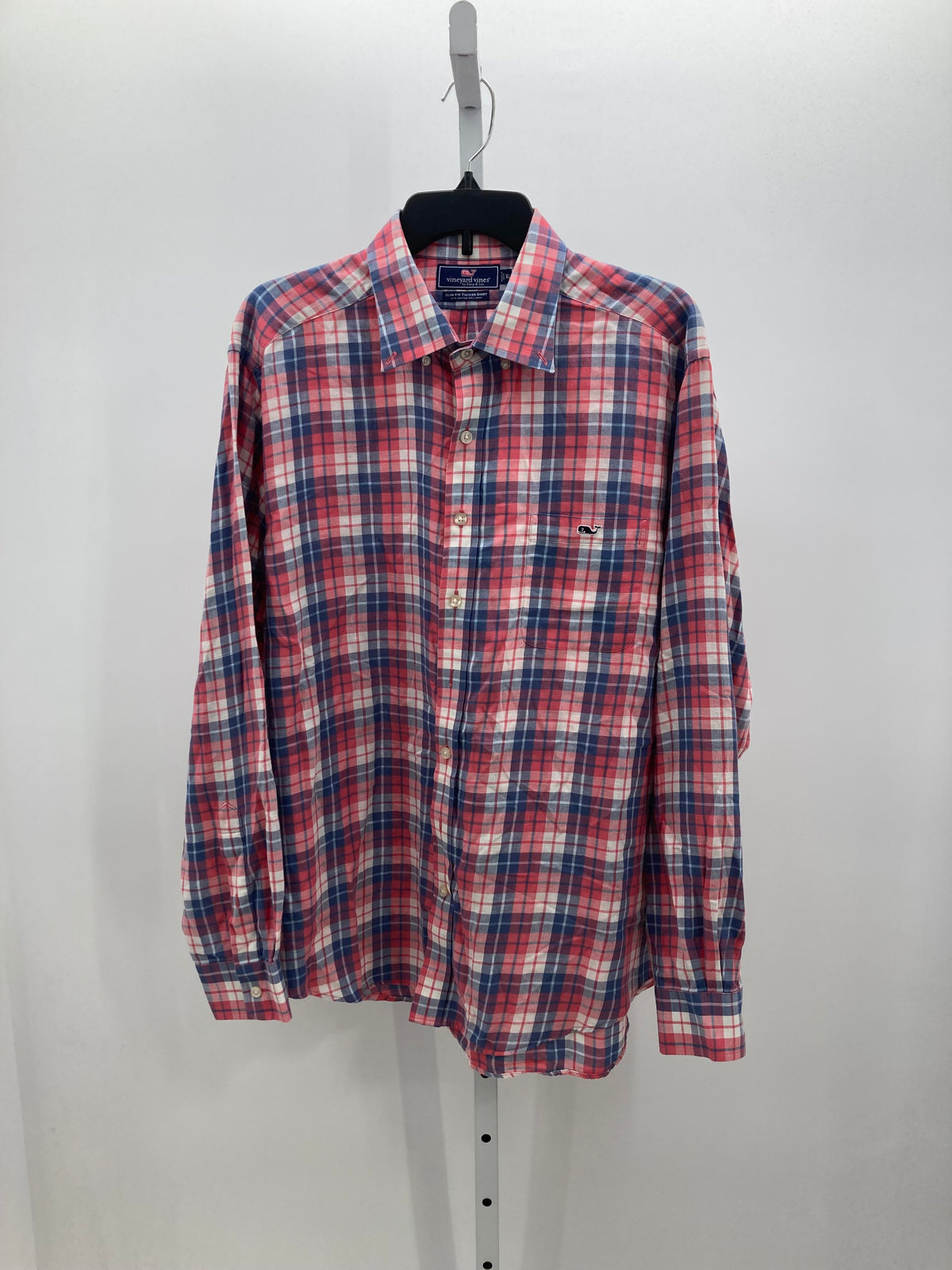 BLUE WHITE PLAID
