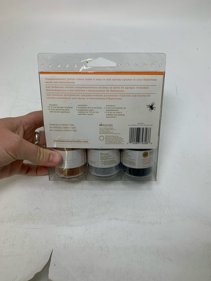 MARTHA STEWART GLITTER & GLUE SET.
