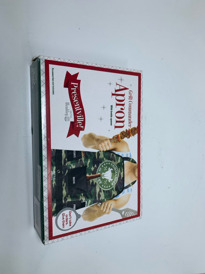 NIB CAMO COMMANDER IN BEER W/ BOTTLE OPENER.