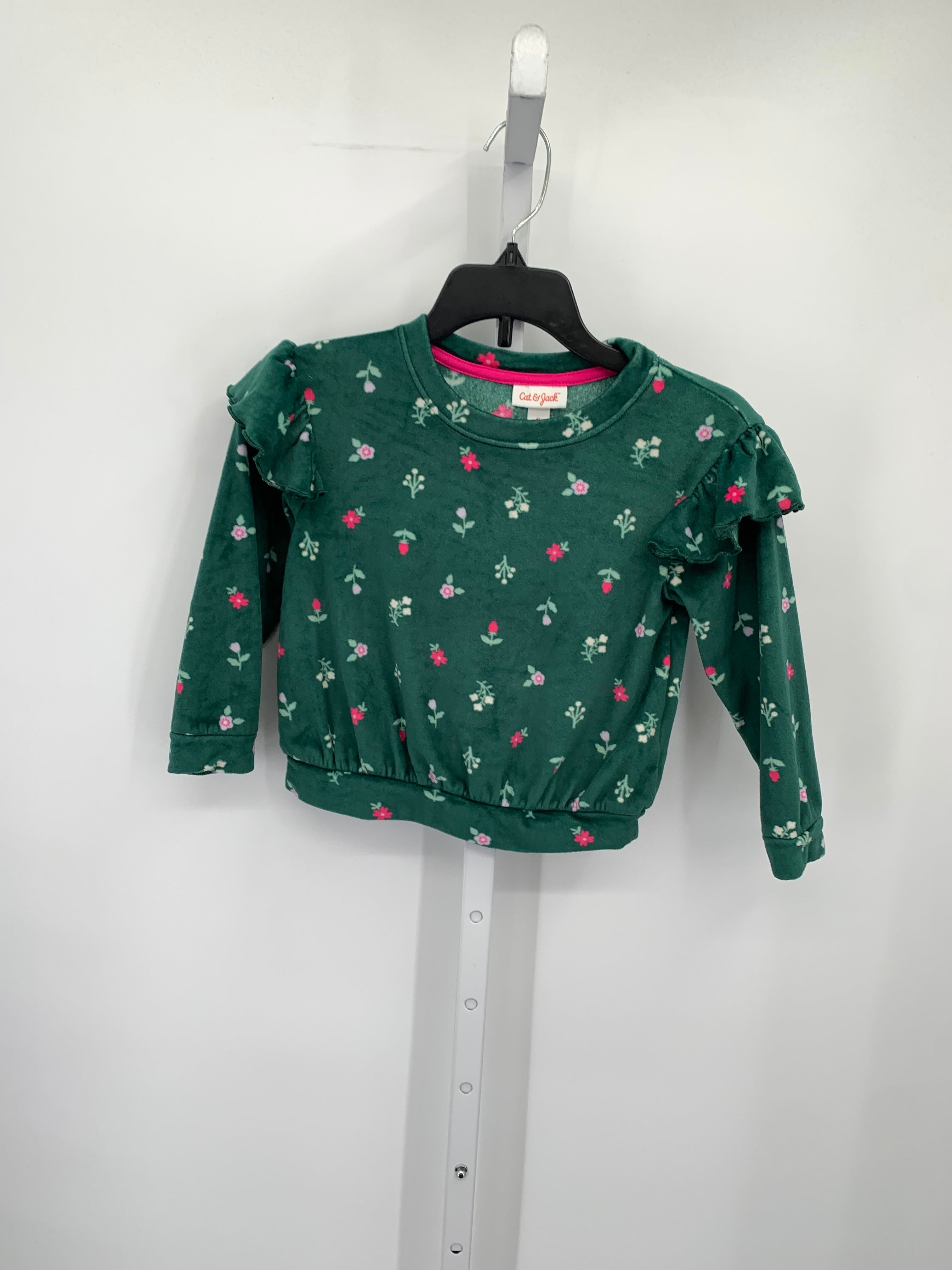 Cat & Jack Size 4T Girls Long Sleeve Shirt