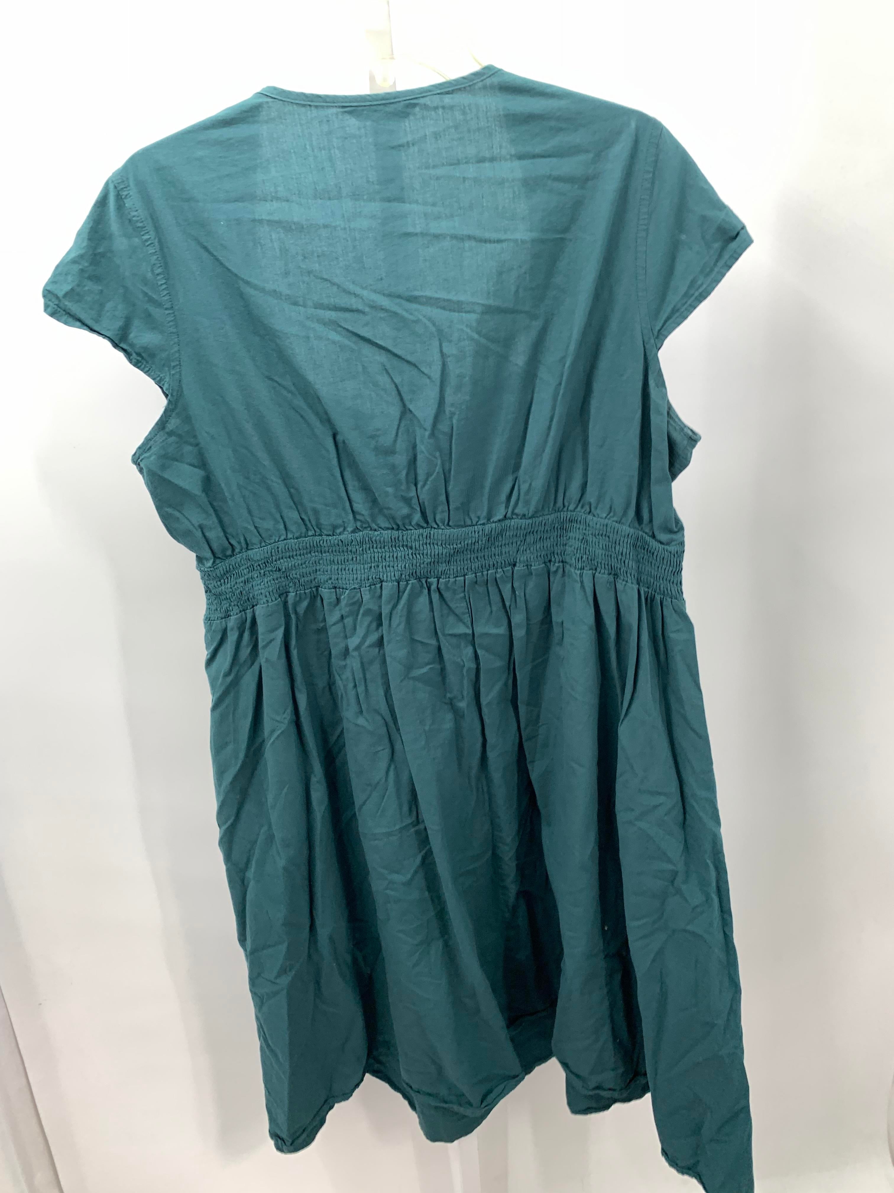 Size 18/20 W Womens Short Sleeve Dress