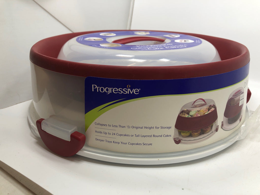 NWT COLLAPSIBLE CUPCAKE/CAKE CARRIER.