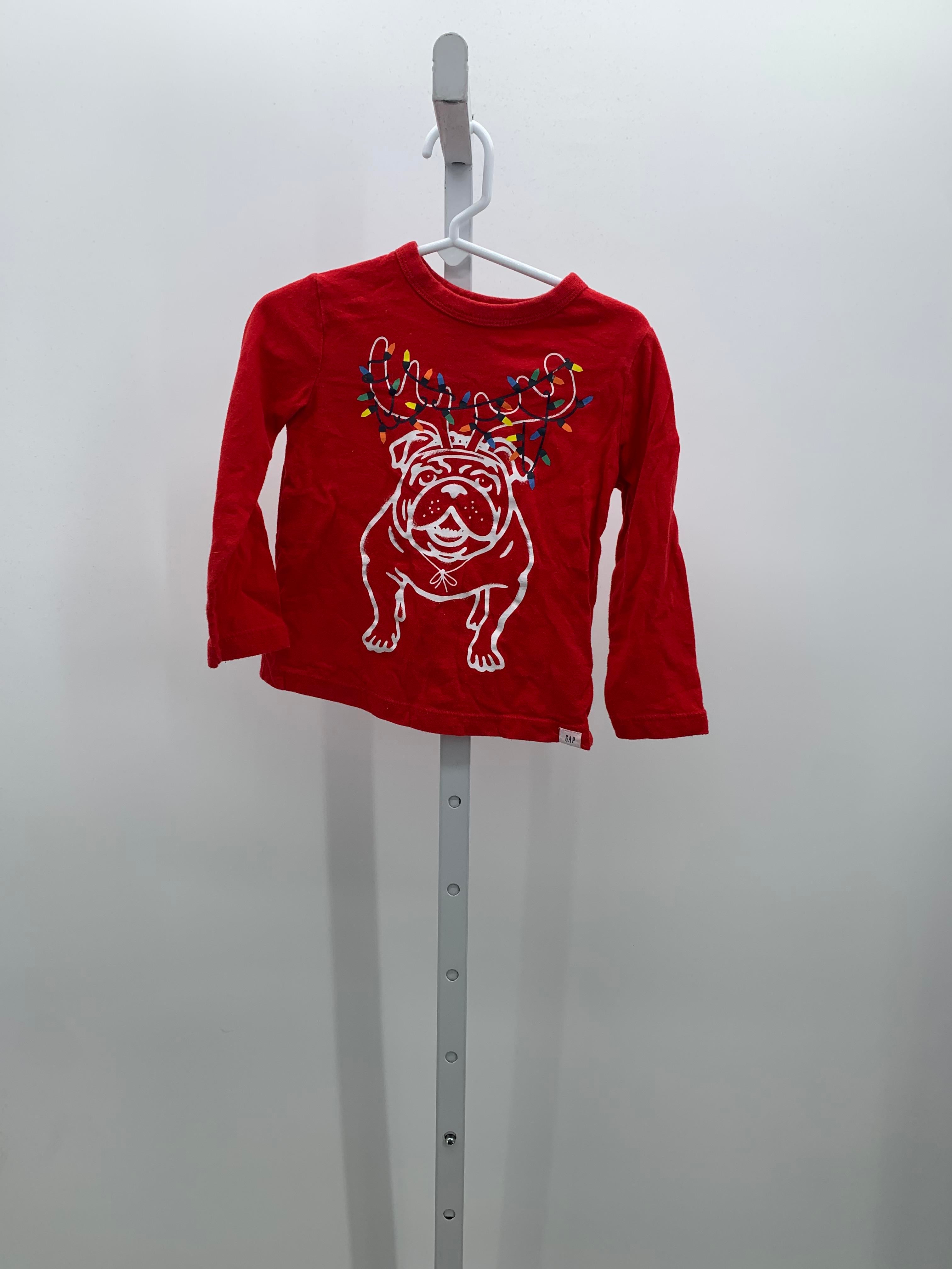 LONG SLV SHIRT DOG XMAS LIGHTS
