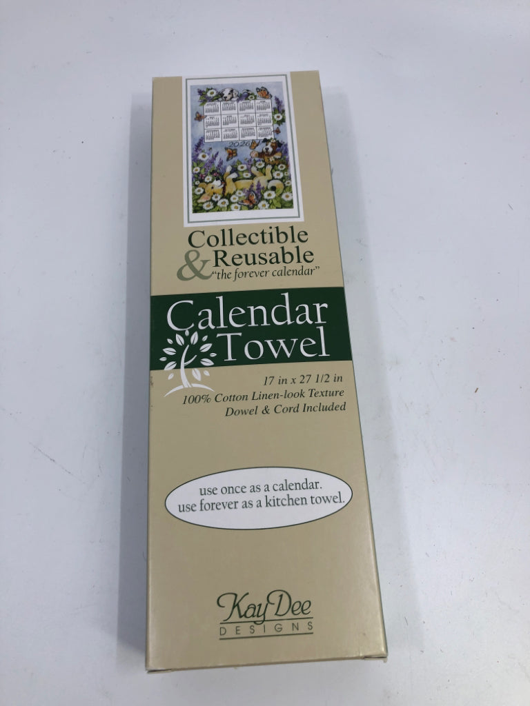 NIB 2026 CALENDAR TOWEL.