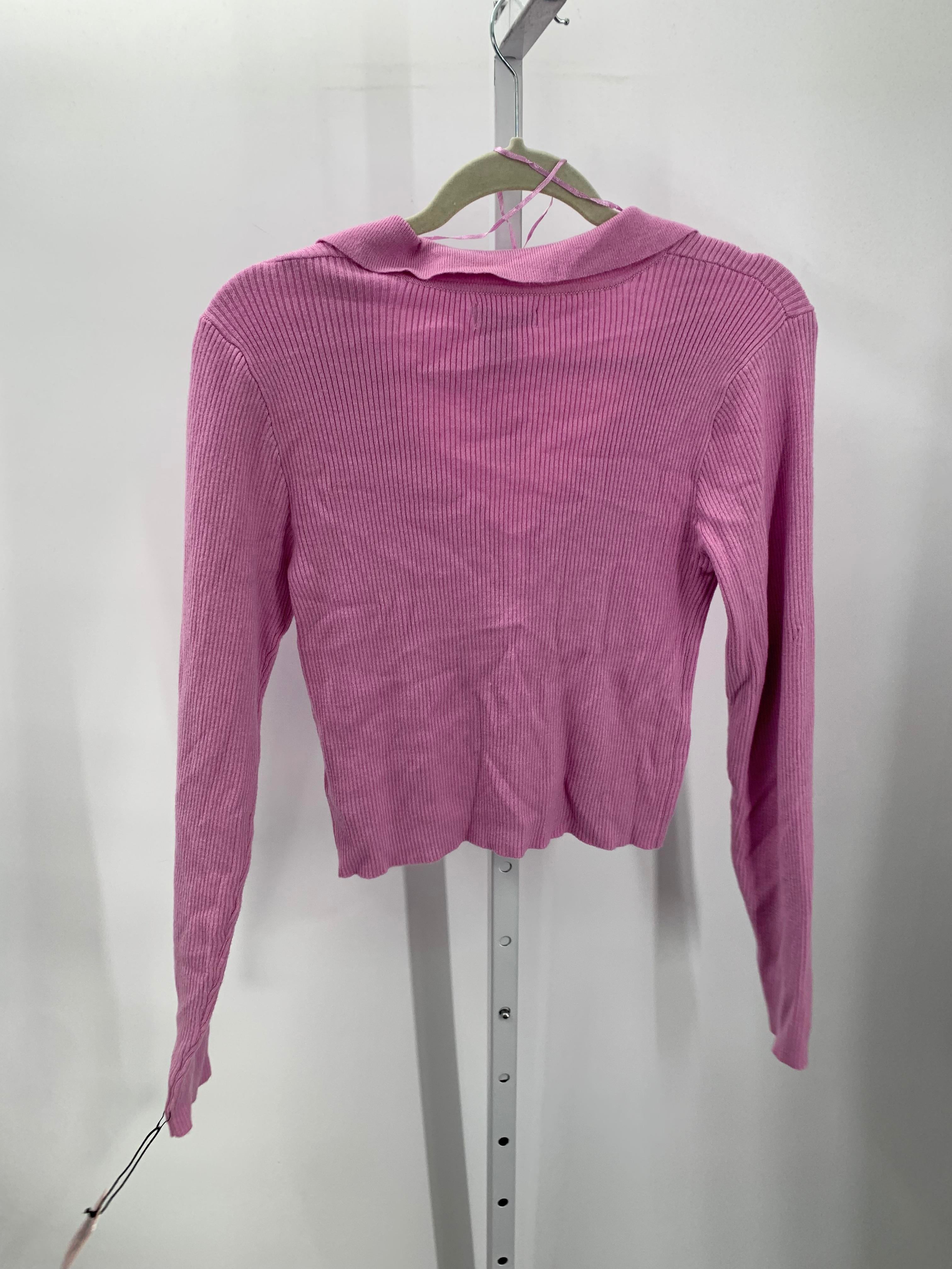 Size Large Juniors Long Sleeve Sweater