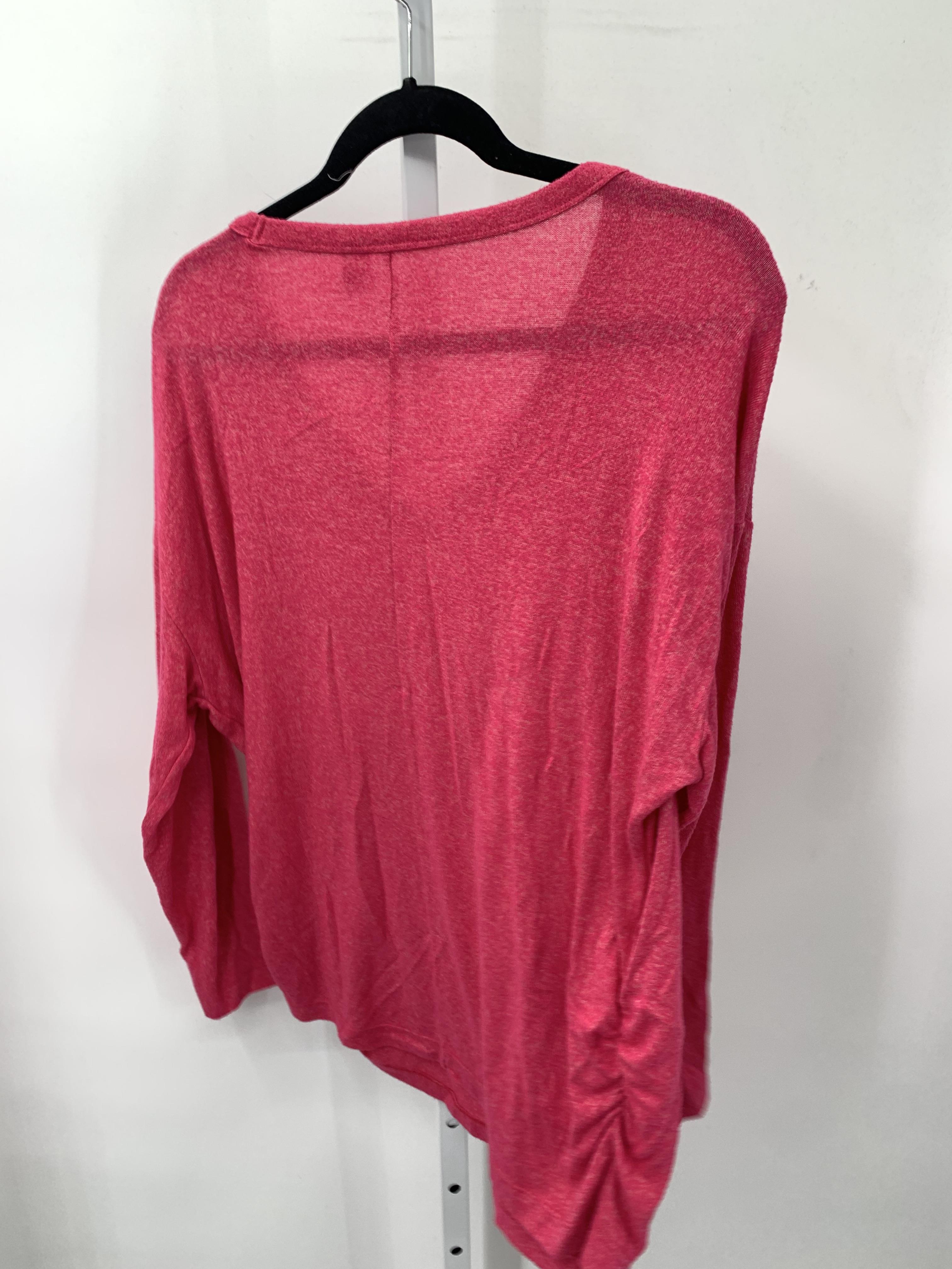 Old Navy Pink Size Large Maternity Long Sleeve Shirt