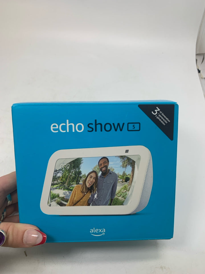 NIB AMAZON ECHO SHOW 5 (3RD GEN) ALEXA SMART DISPLAY.