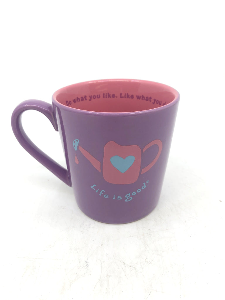 PURPLE LIFE IS GOOD MUG.