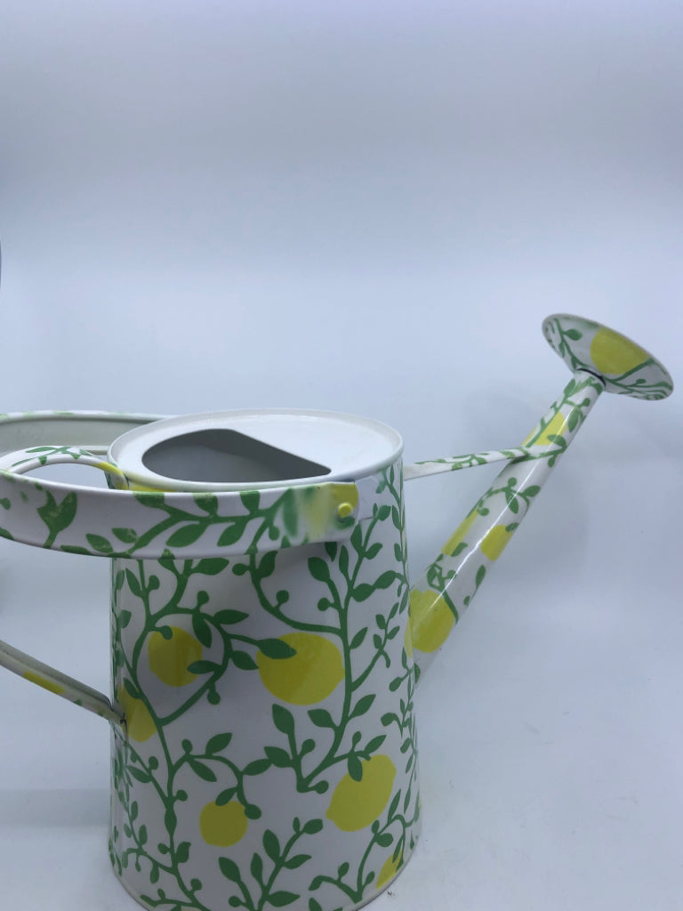 LEMON GARDEN METAL WATERING CAN.