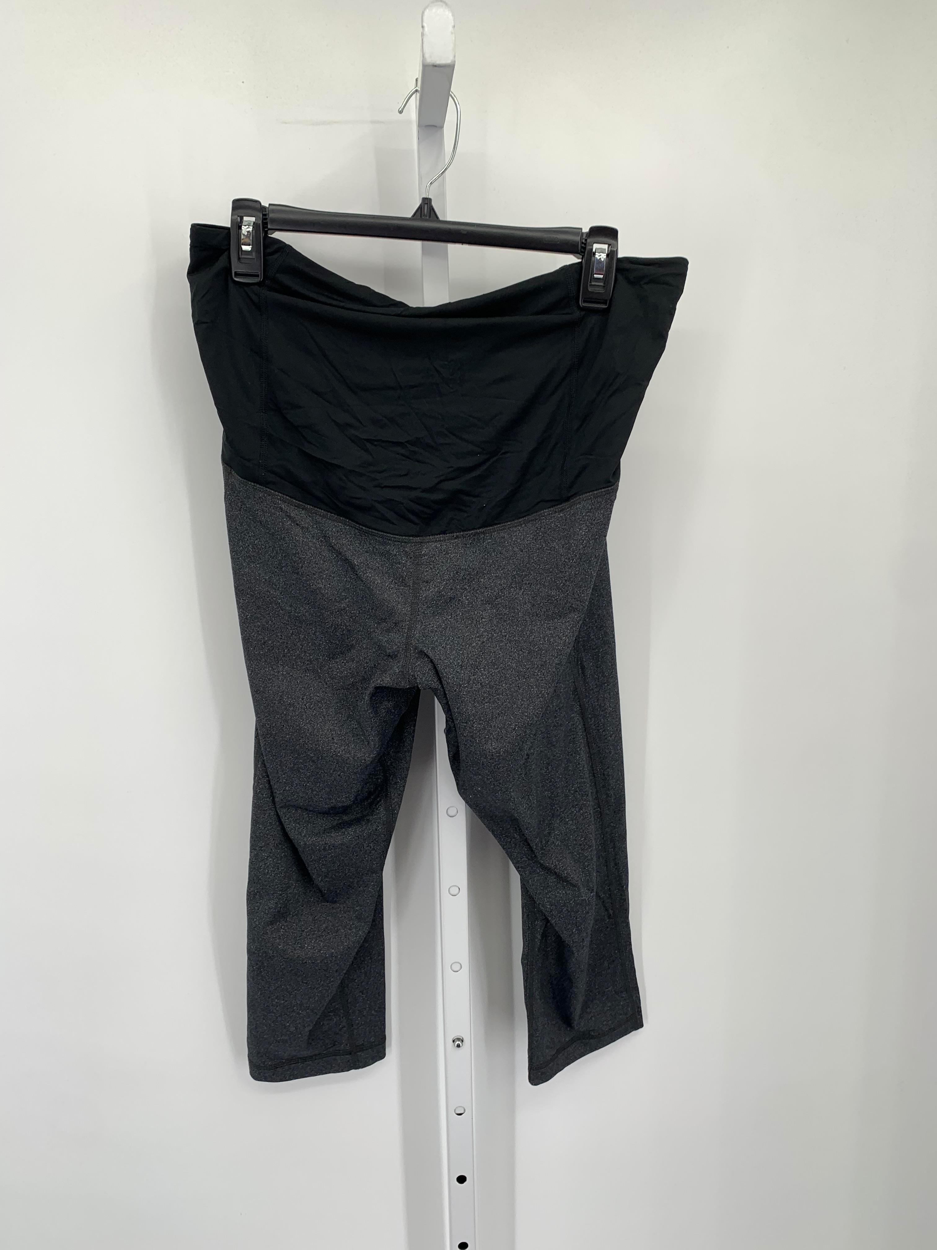 Isabel Black Size Large Maternity Pants