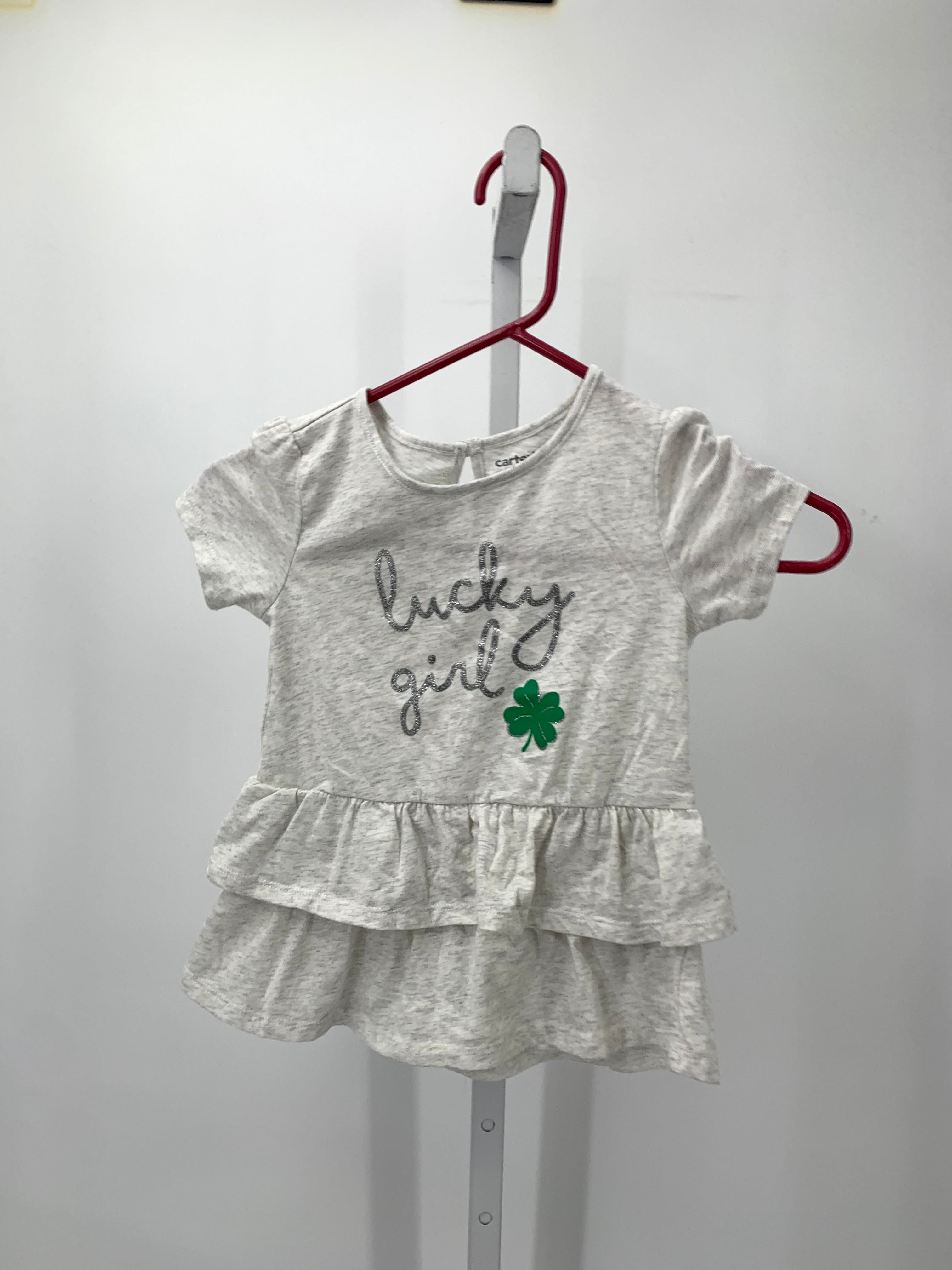 SHORT SLV SHIRT LUCKY GIRL