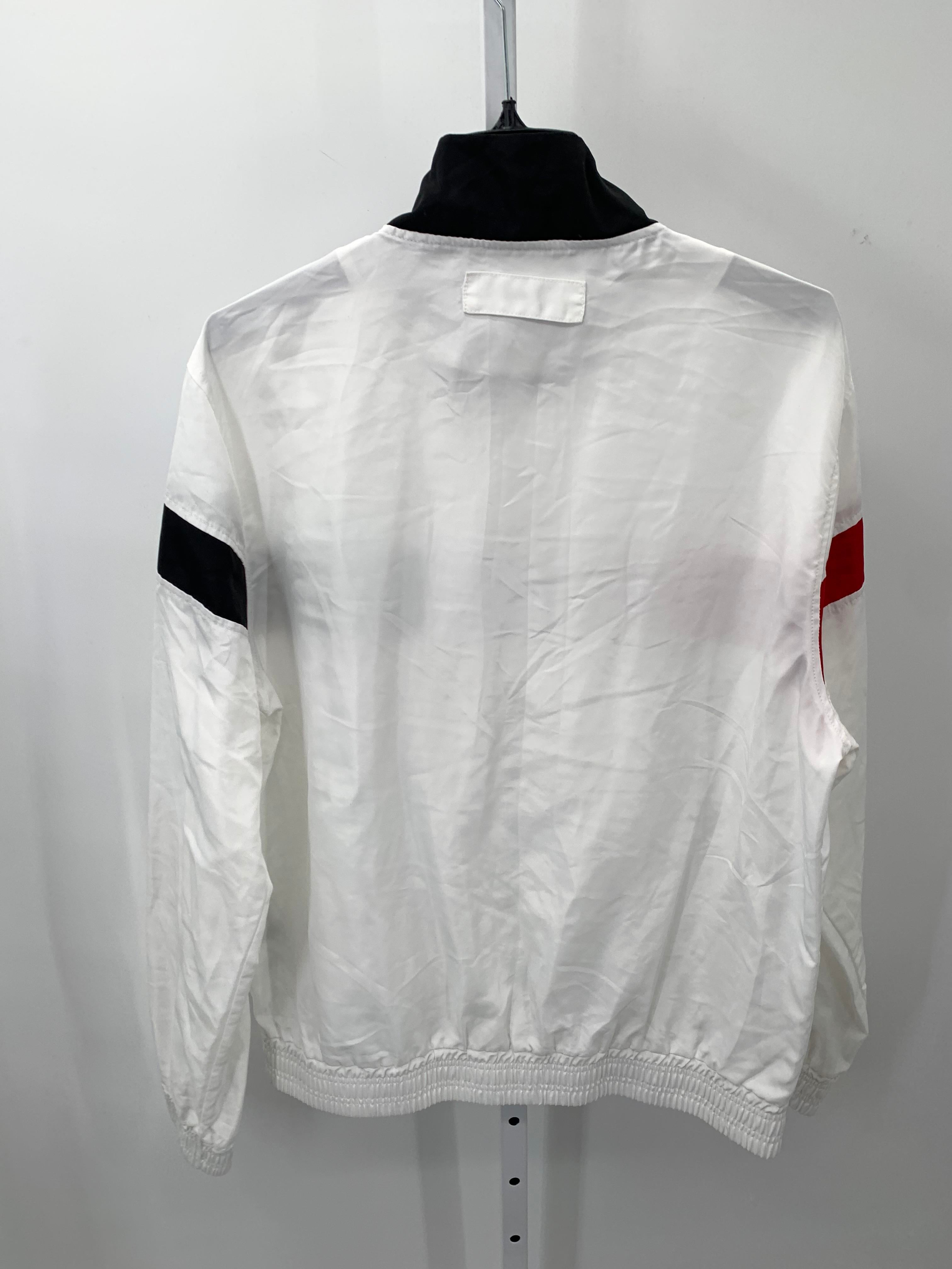 RED ZIP WINDBREAKER.