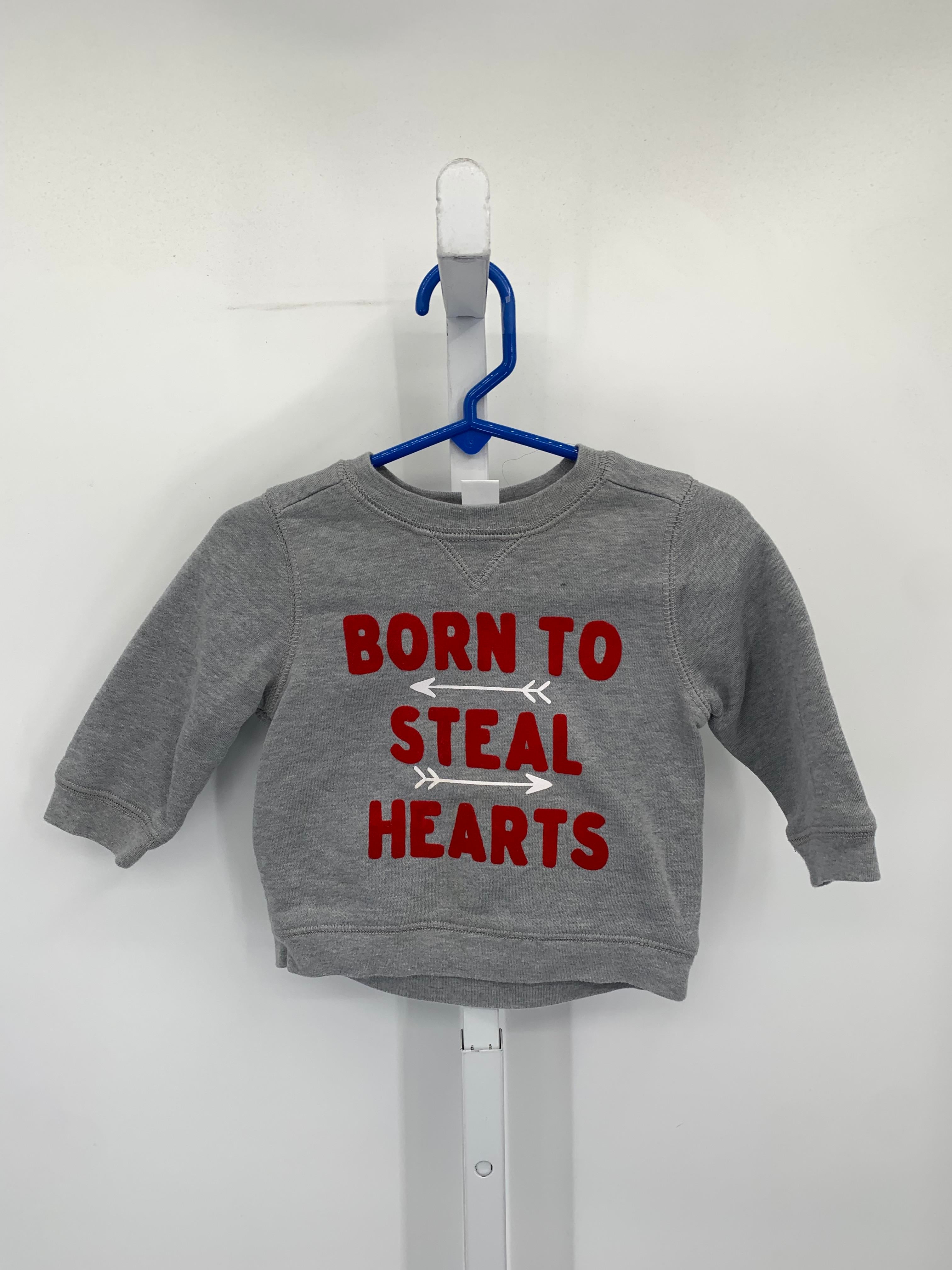 LONG SLV SHIRT BORN TO STEAL HEARTS