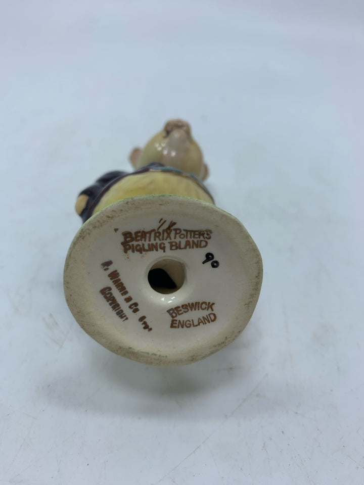 VTG BEATRIX POTTER "PIGLING BLAND" FIGURINE.