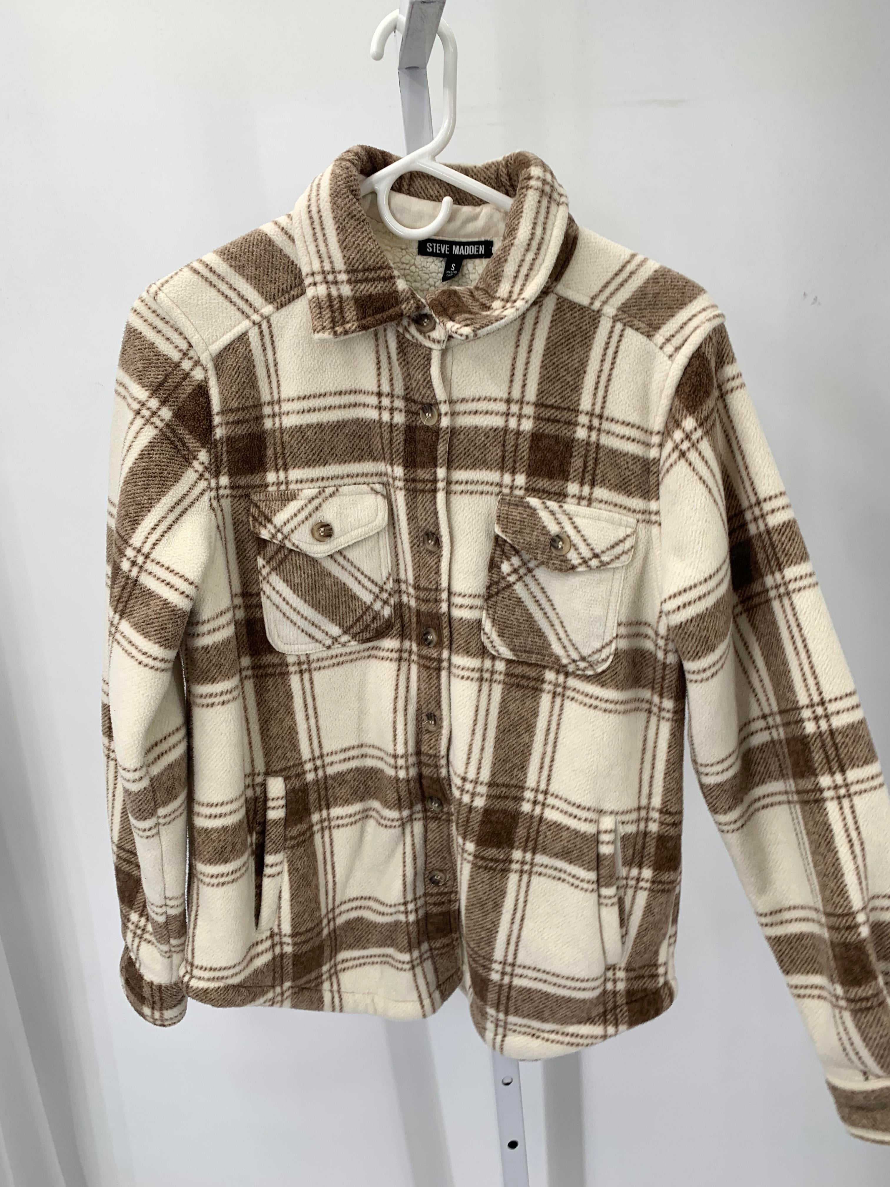 Steve Madden Size Small Misses Fleece Jacket