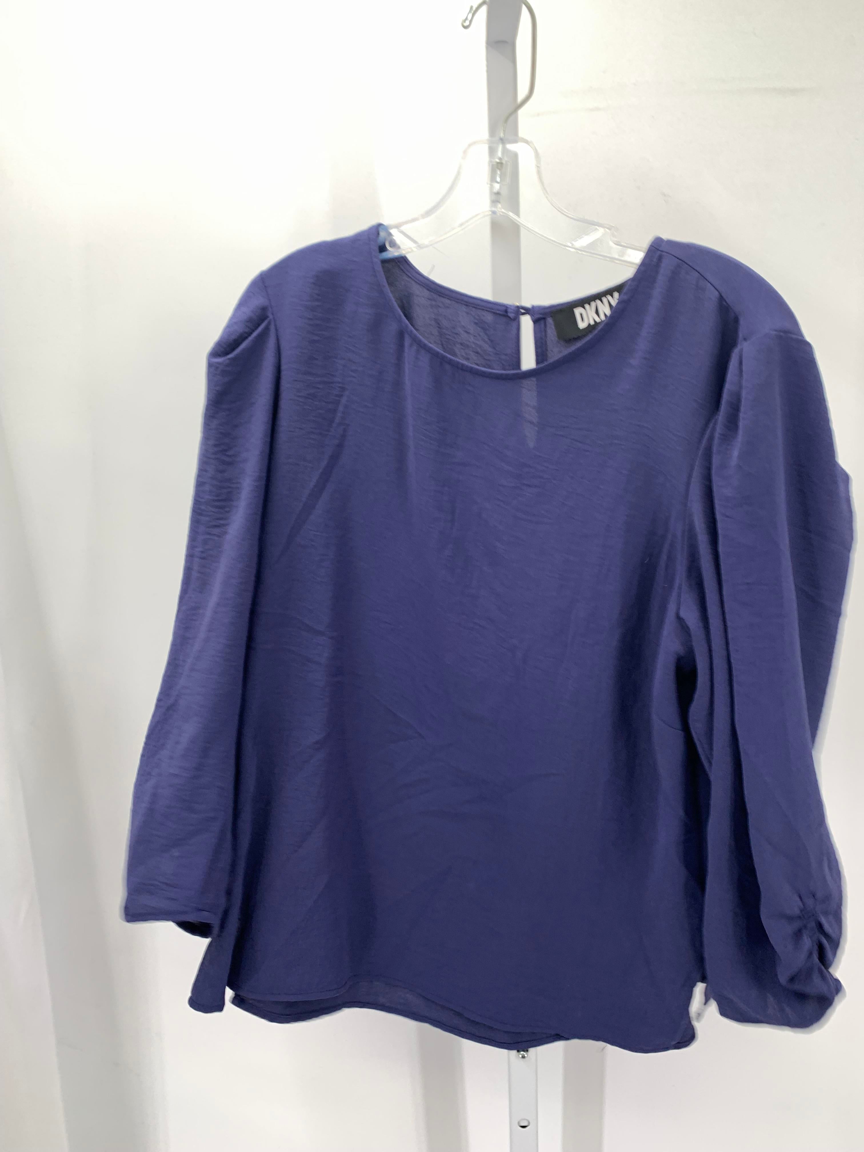 DKNY Size Medium Misses 3/4 Sleeve Shirt