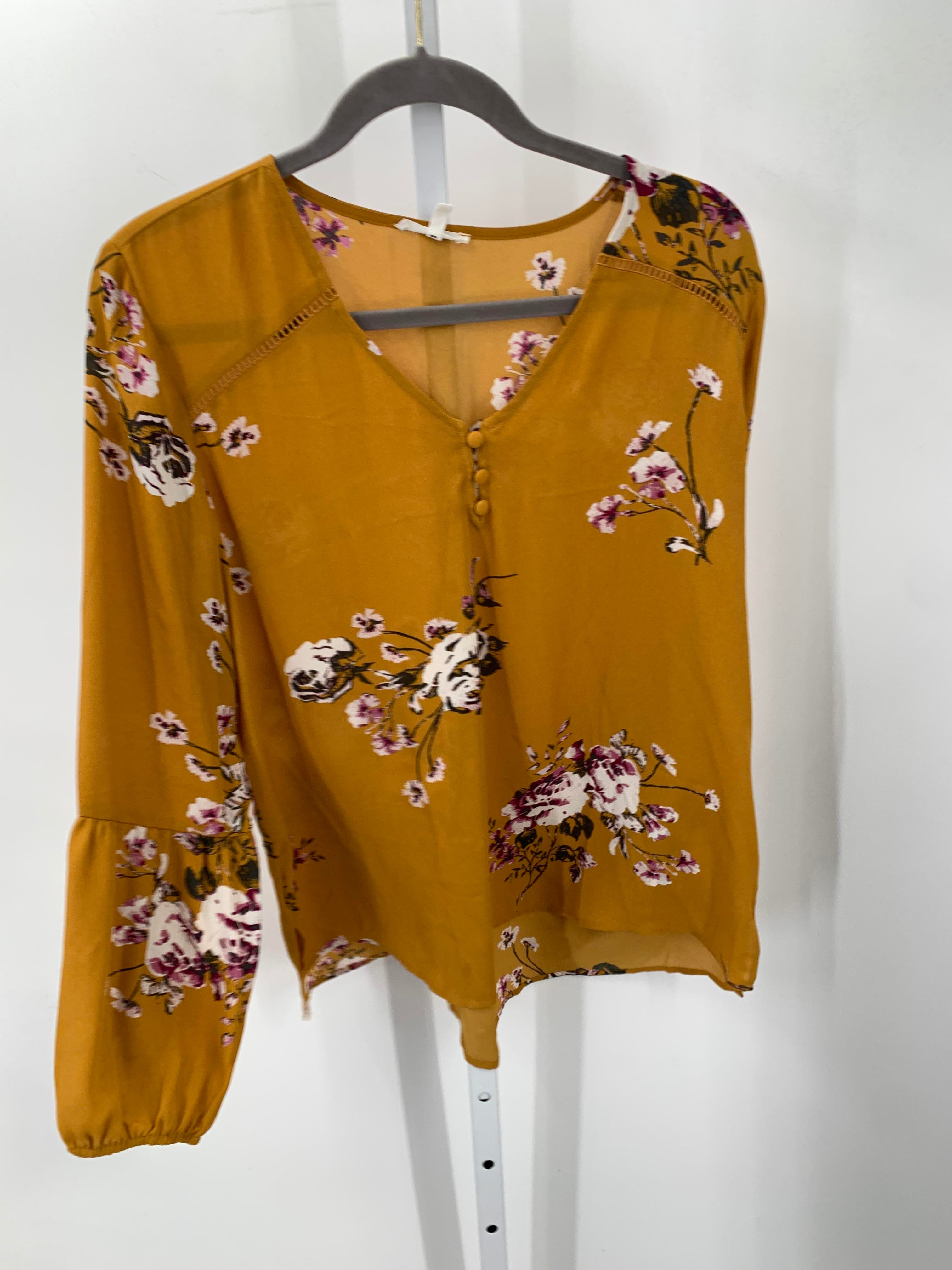 Maurices Size Large Misses Long Sleeve Shirt