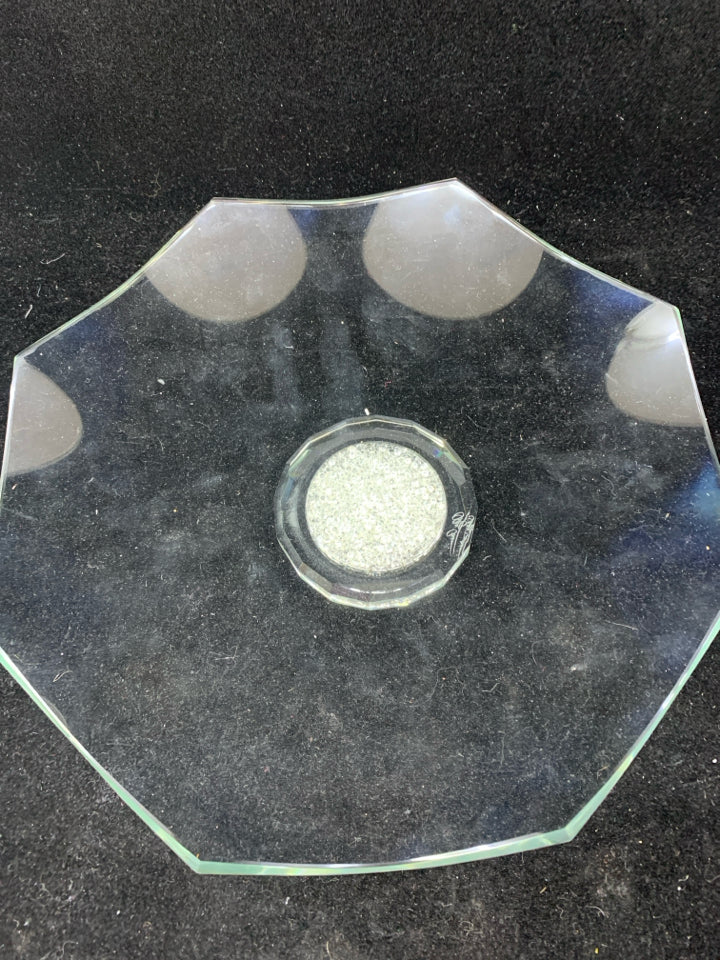 NIB OLEG CASSINI 10" DIAMOND BOWL.