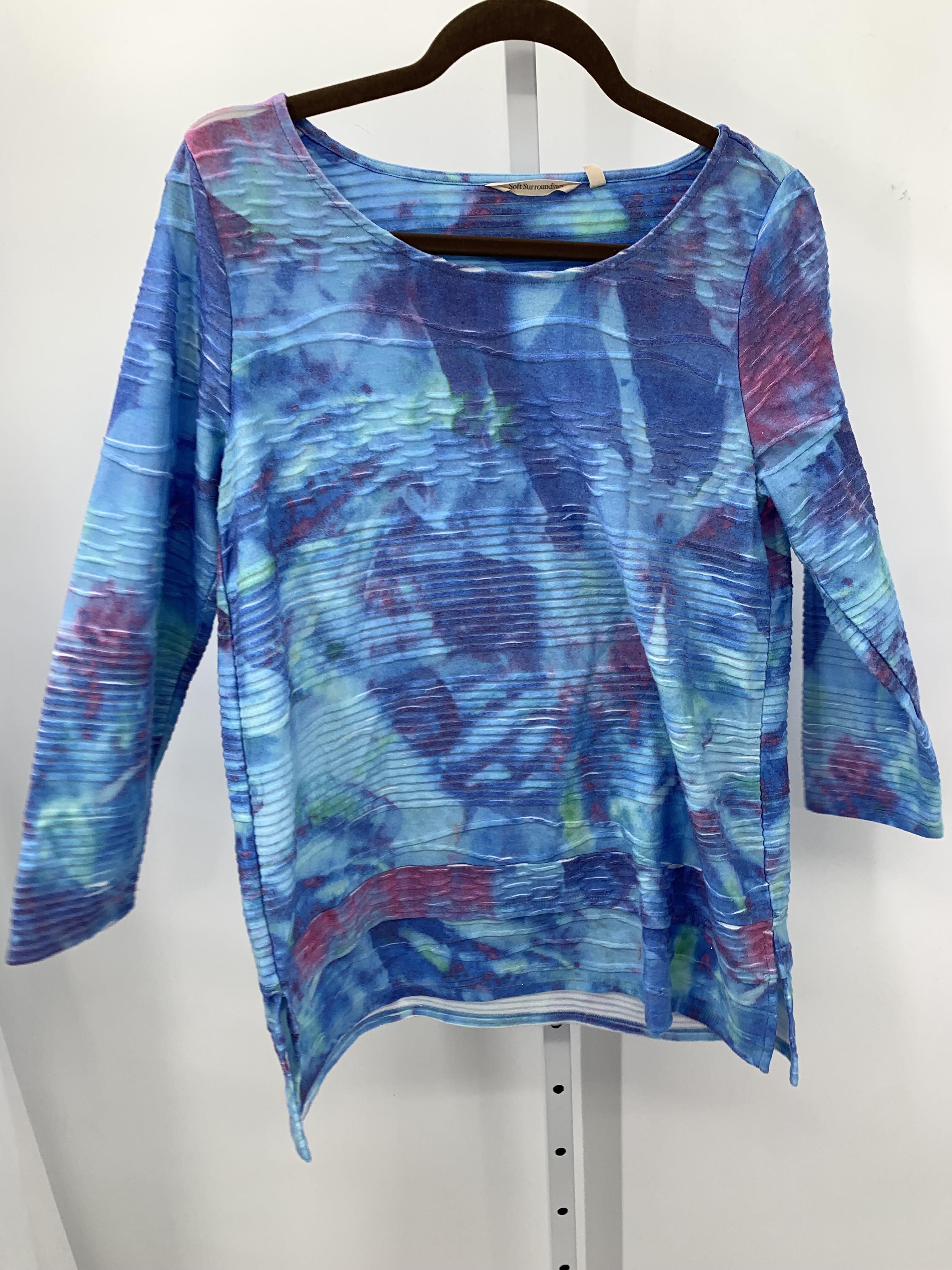 Soft Surroundings Size Medium Misses 3/4 Sleeve Shirt