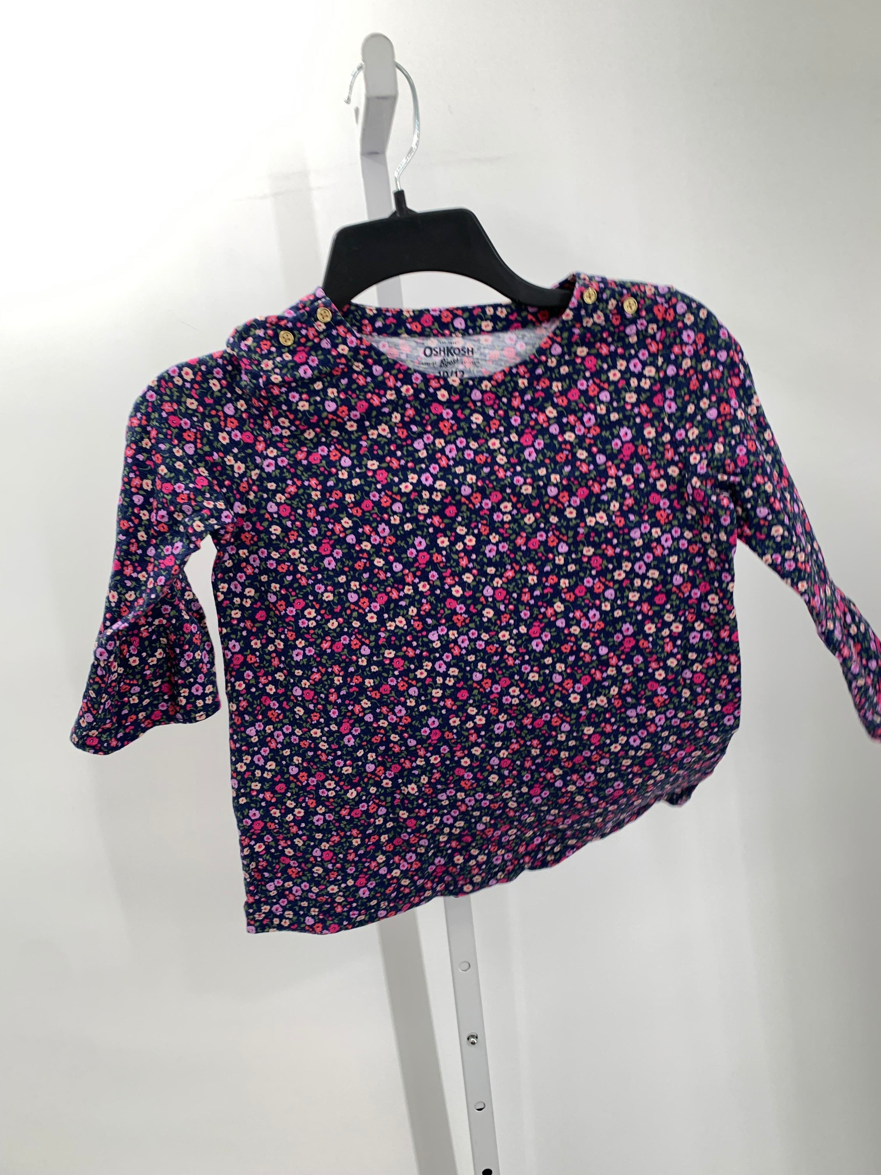 Osh Kosh Size 10-12 Girls 3/4 Sleeve Shirt