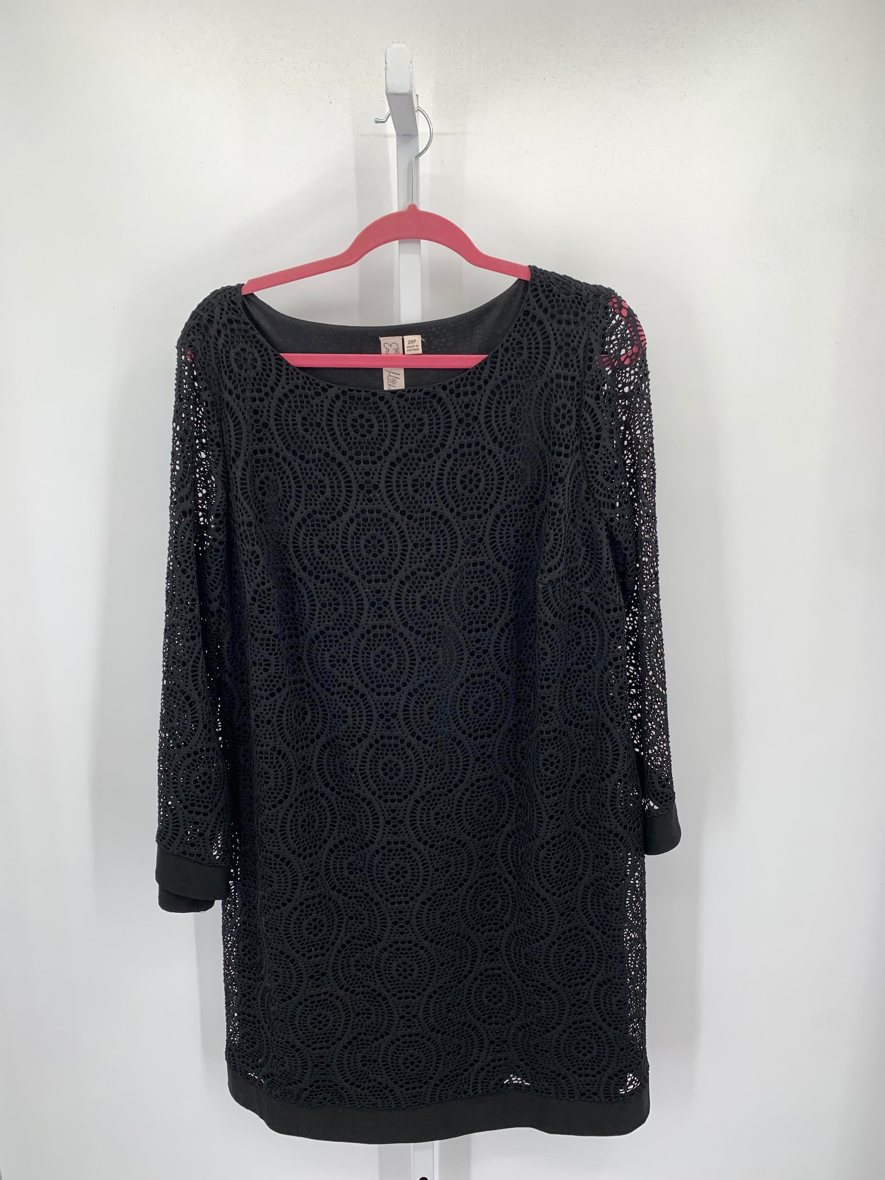 Size 2XP Womens Long Sleeve Dress