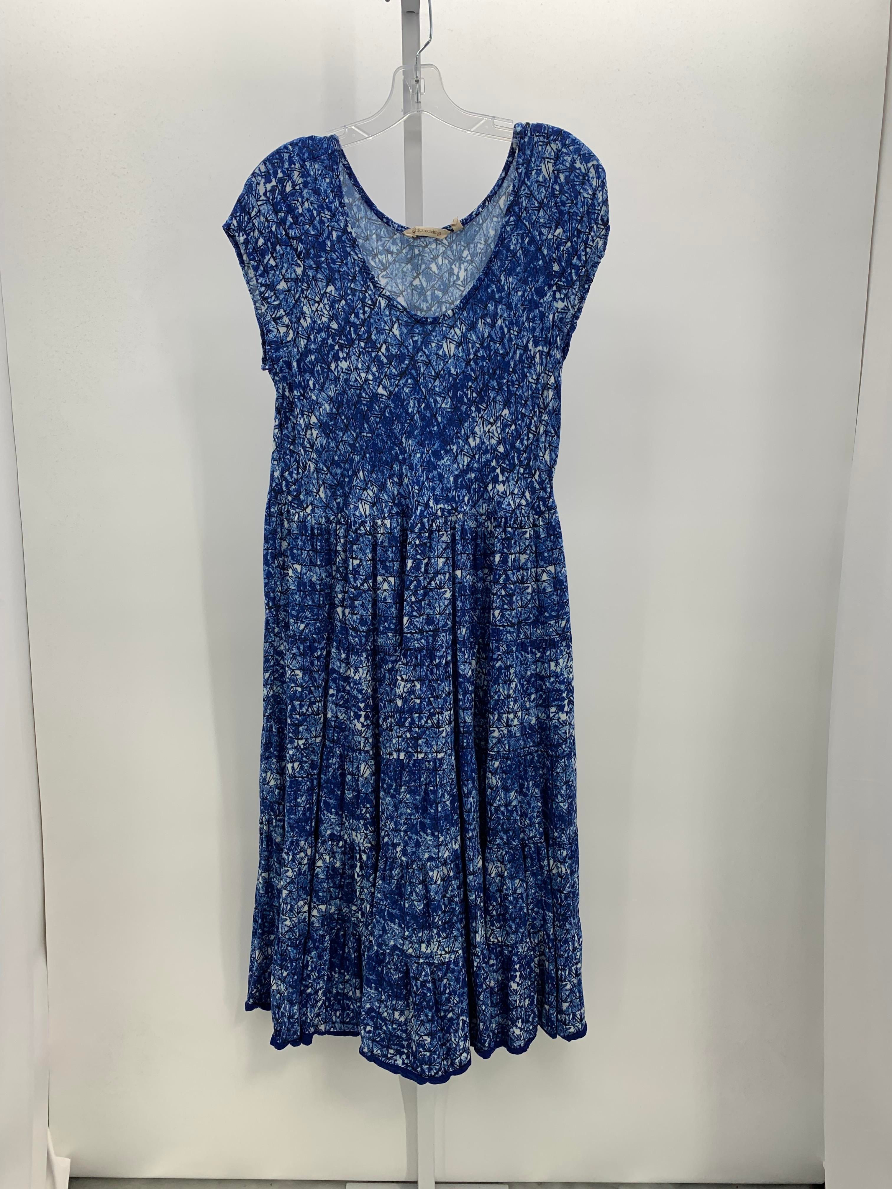 Soft Surroundings Size Large Petite Petite Short Sleeve Dress