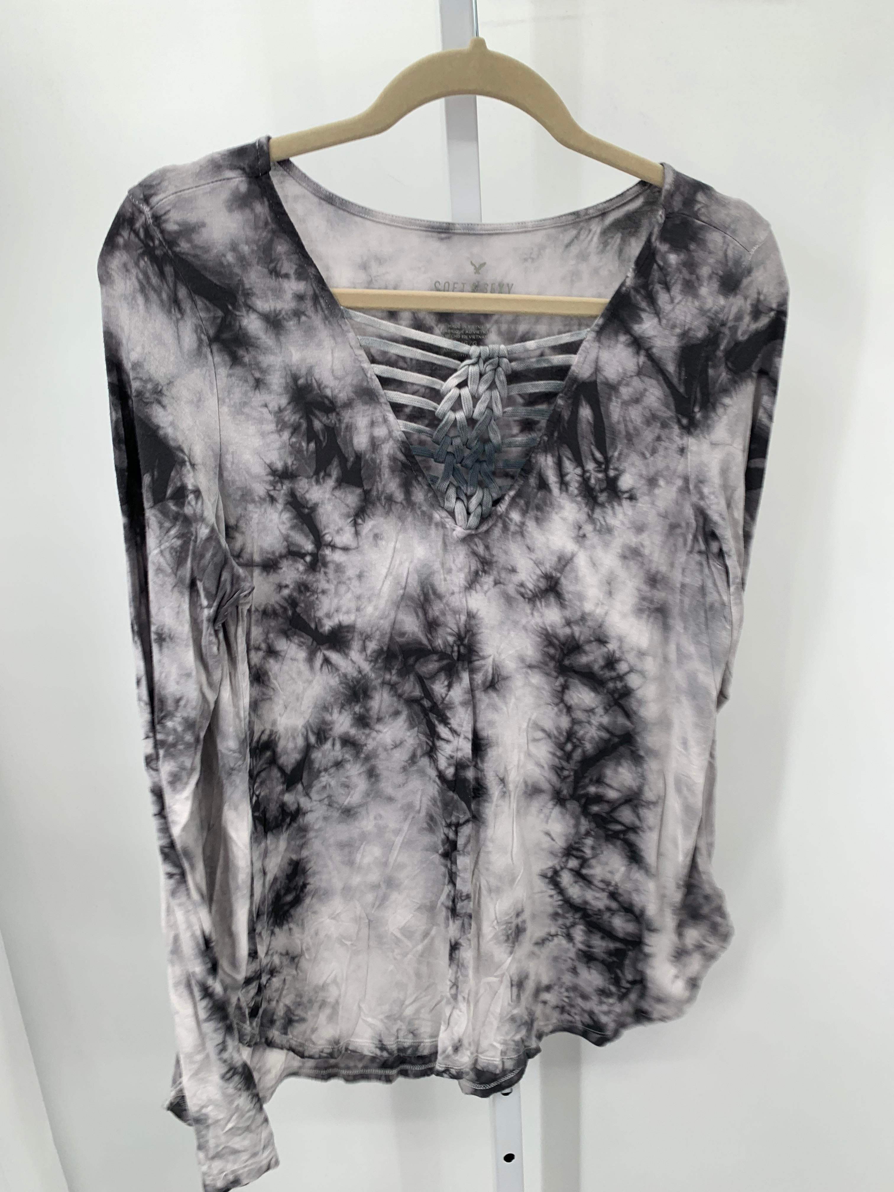 American Eagle Size Large Juniors Long Sleeve Shirt