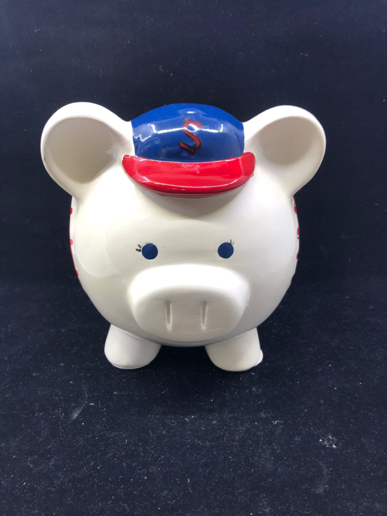 LARGE BASEBALL PIGGY BANK.