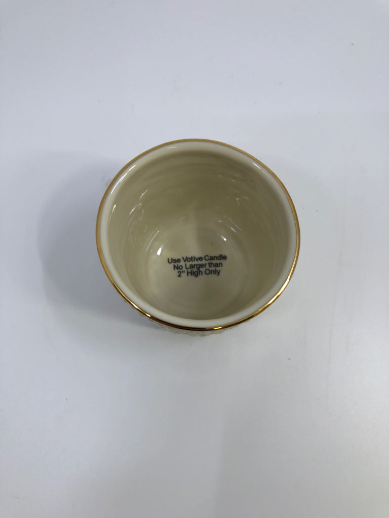 LENOX VOTIVE CANDLE HOLDER.