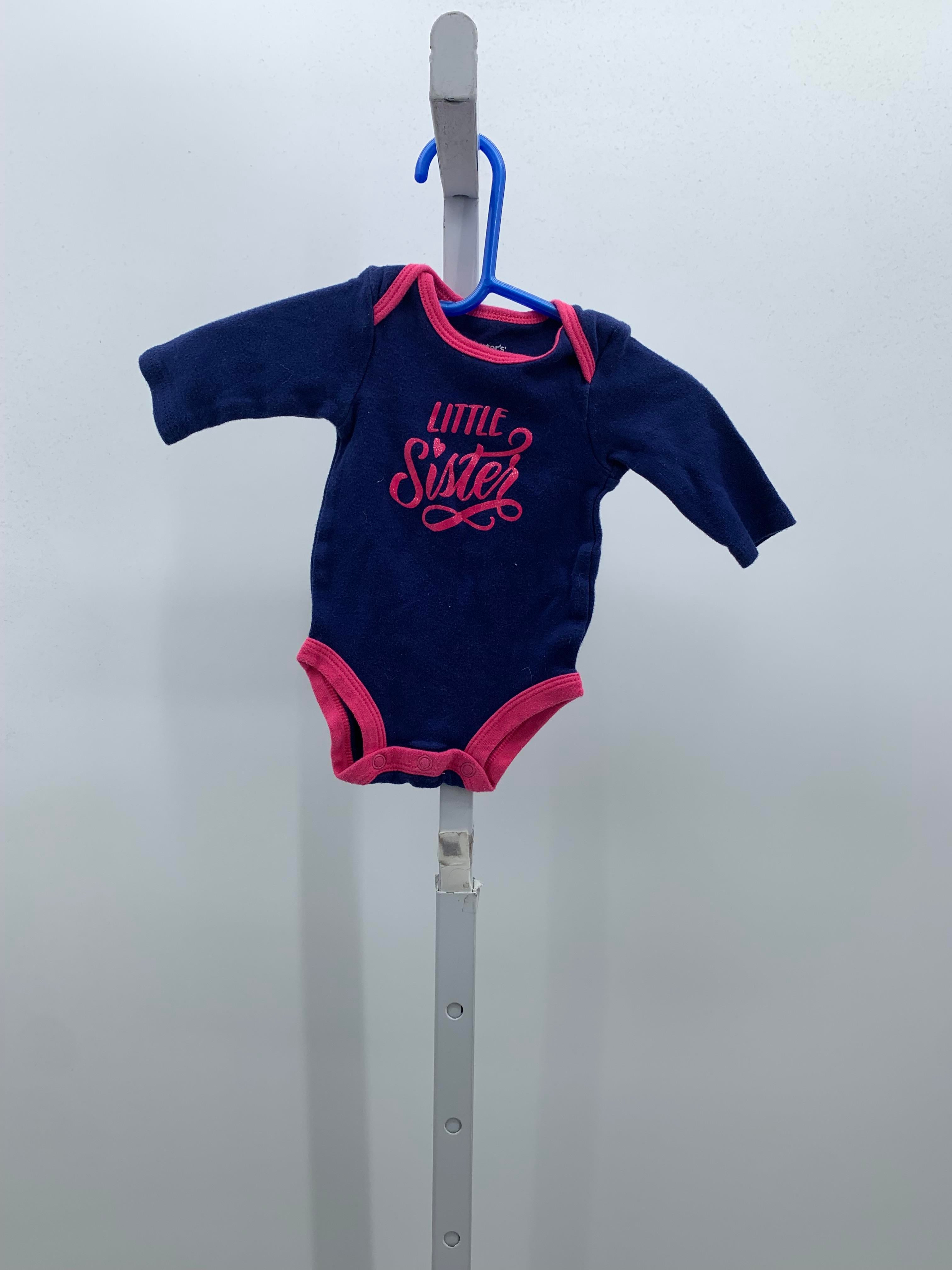 Carters Size Newborn Girls Long Sleeve Shirt