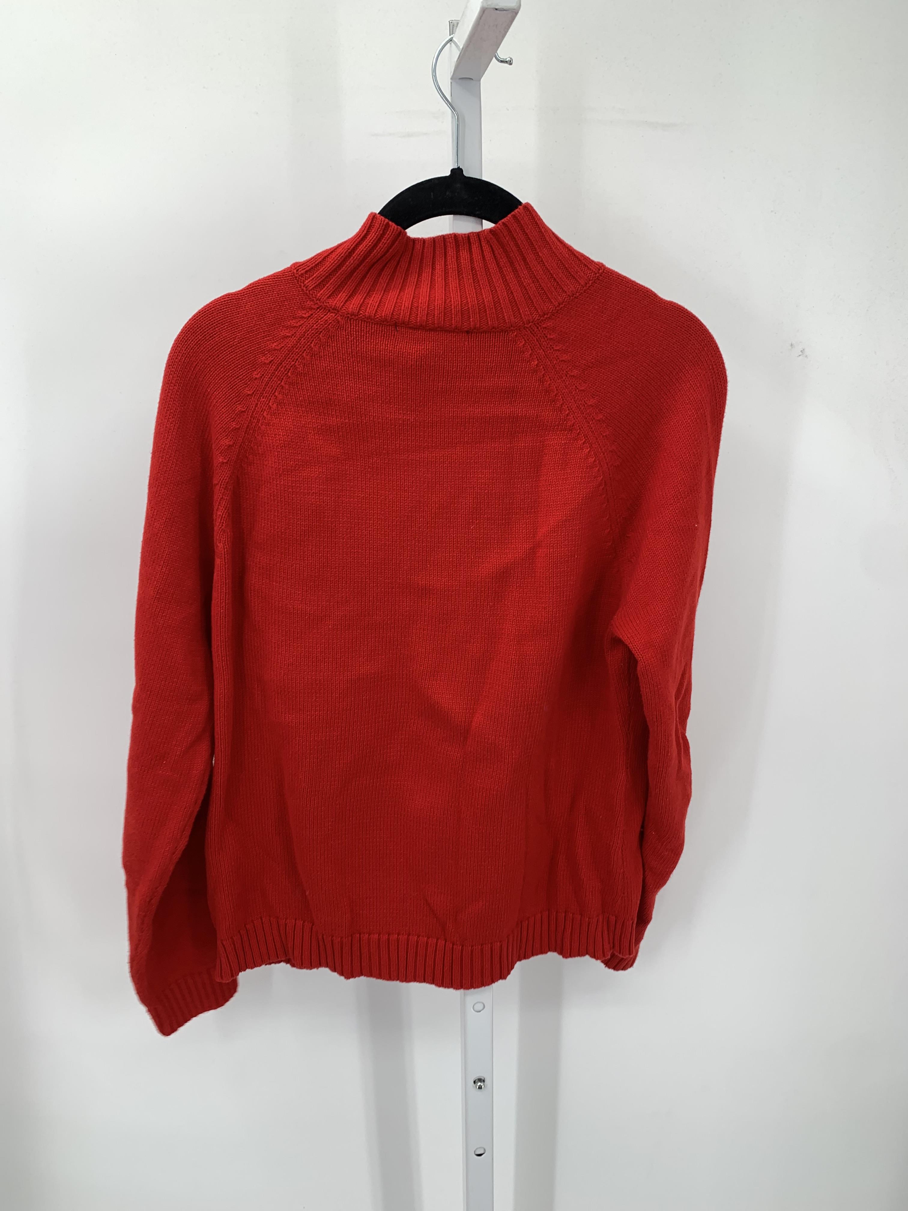 Chaps Size Large Petite Petite Long Slv Sweater