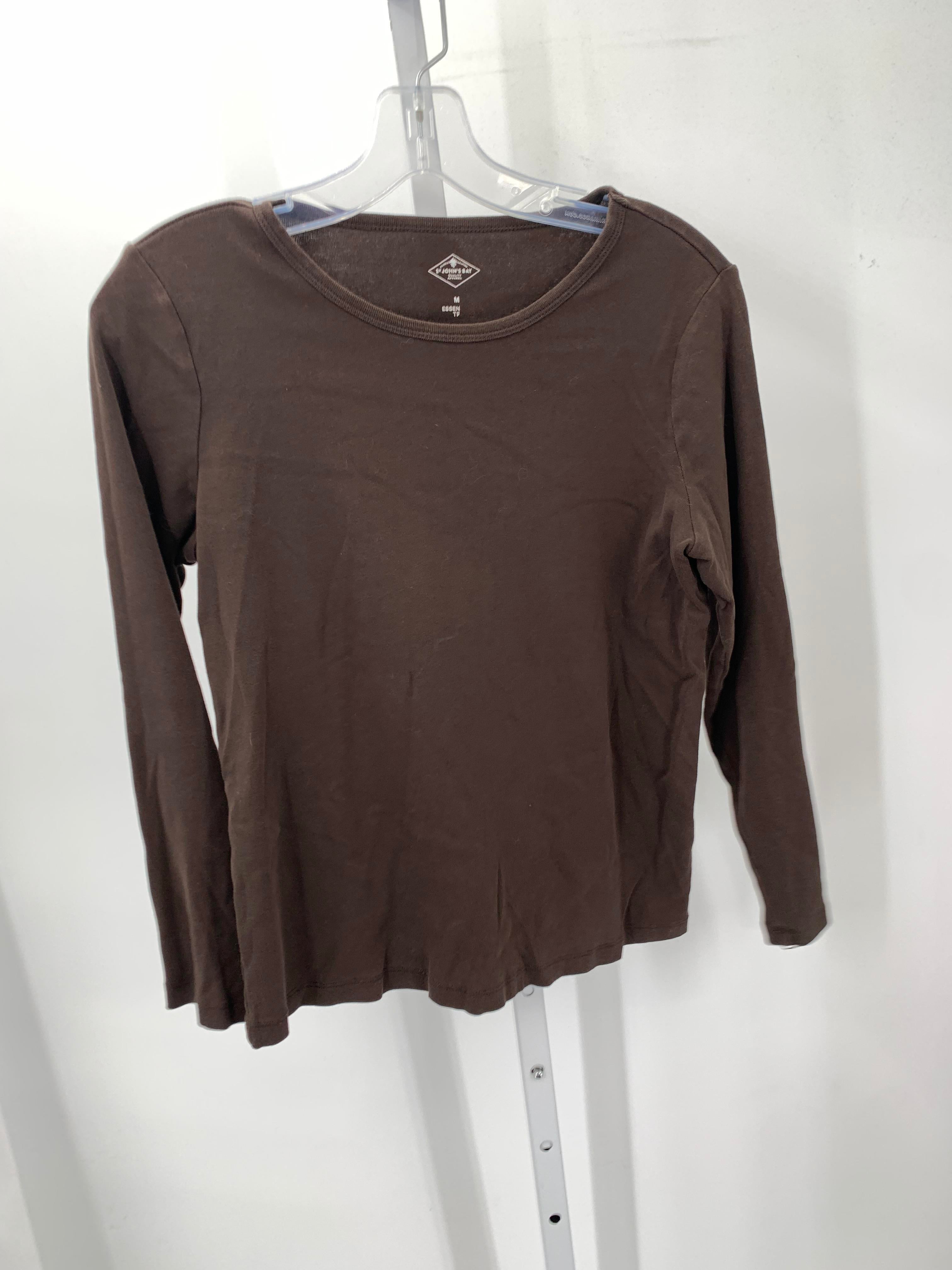 St. Johns Bay Size Medium Misses Long Sleeve Shirt