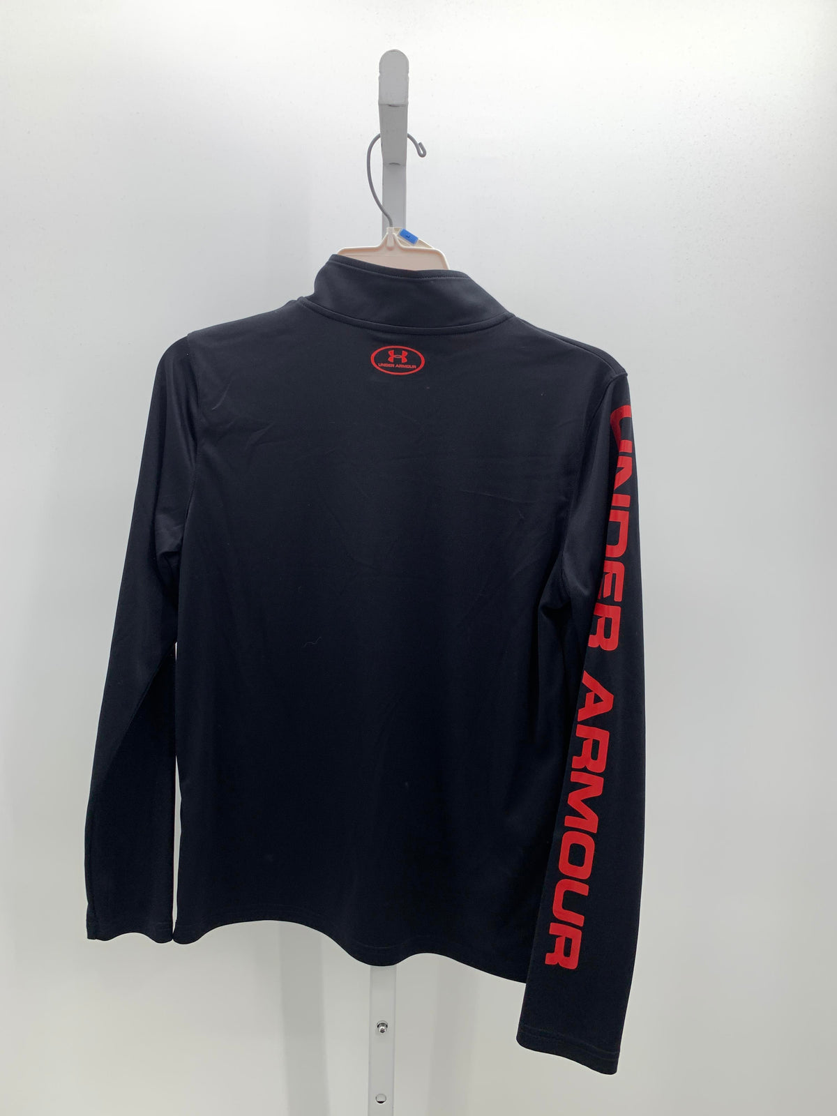 RED PARTIAL ZIP