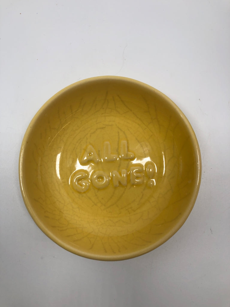 7PC CERAMIC COLORFUL SNACK DISH.