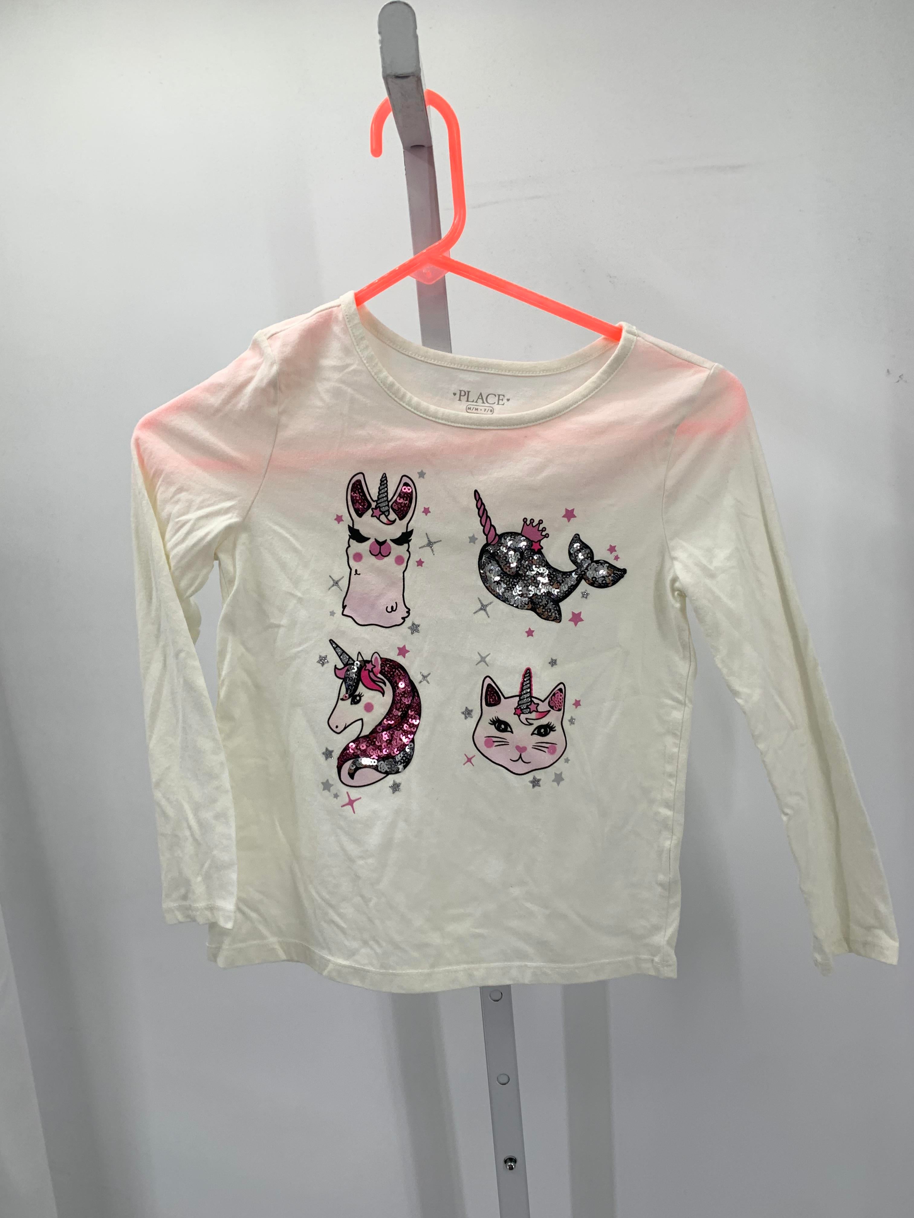 Children's Place Size 7-8 Girls Long Sleeve Shirt