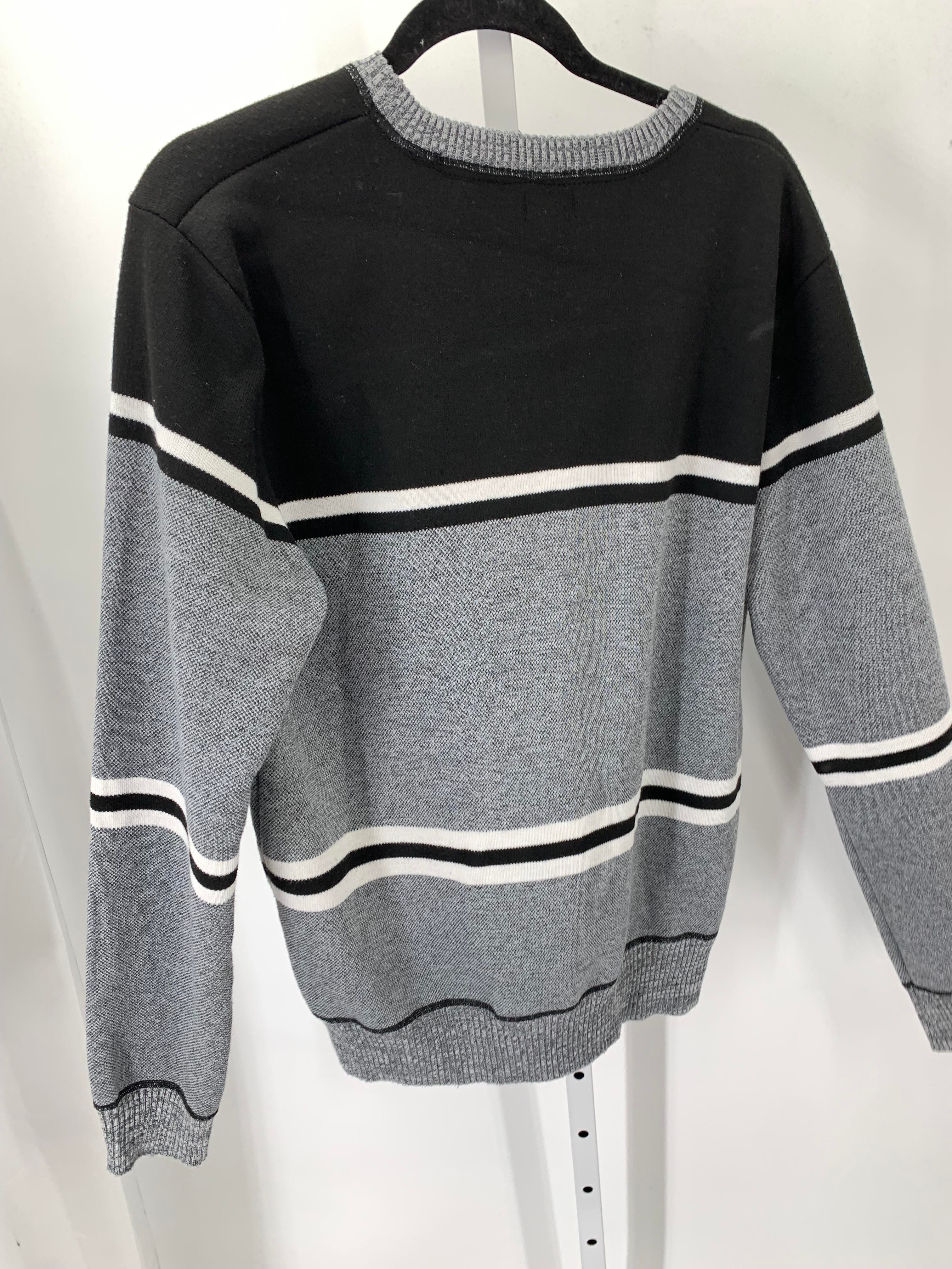 GREY STRIPES SWEATER