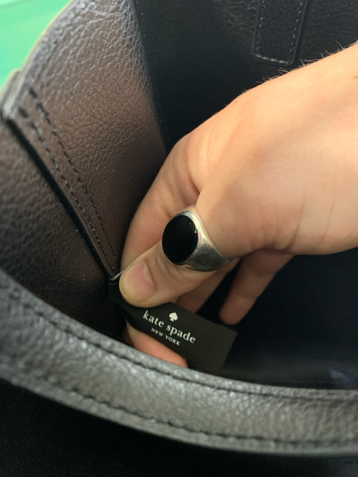Kate Spade Coffee Break "Happy To Serve You" Tote Bag