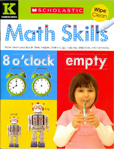 Math Skills Wipe Clean Workbook (Kindergarten) -
