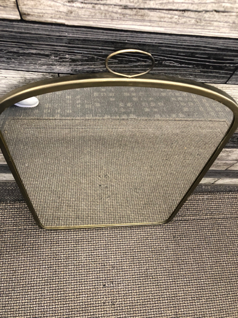 ARCH TOP GOLD MIRROR.